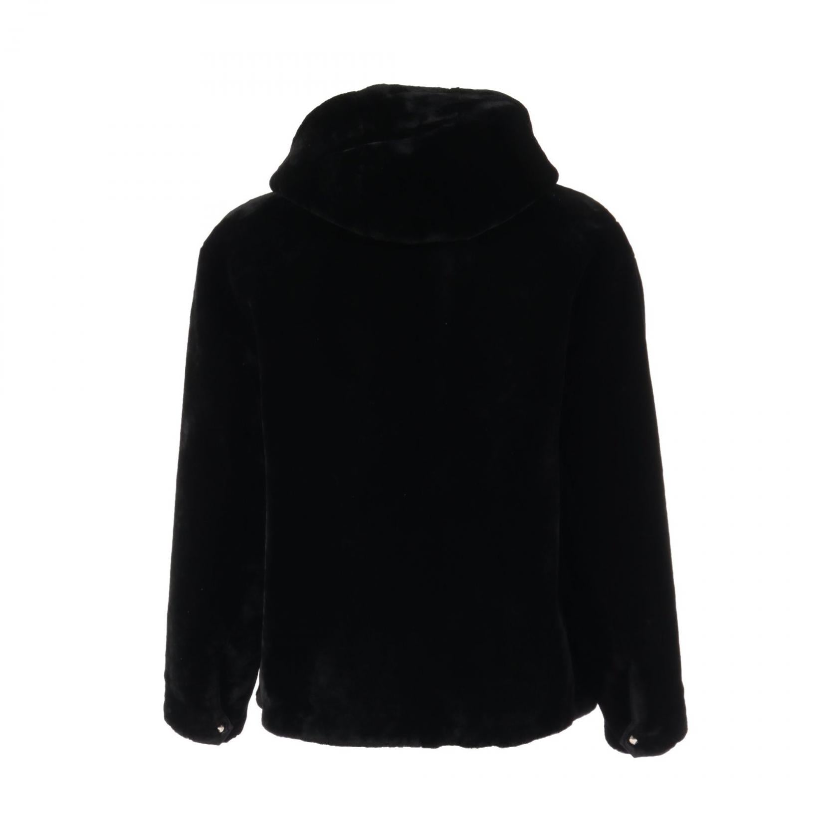 Prada Shearling Sheepskin Outerwear Black