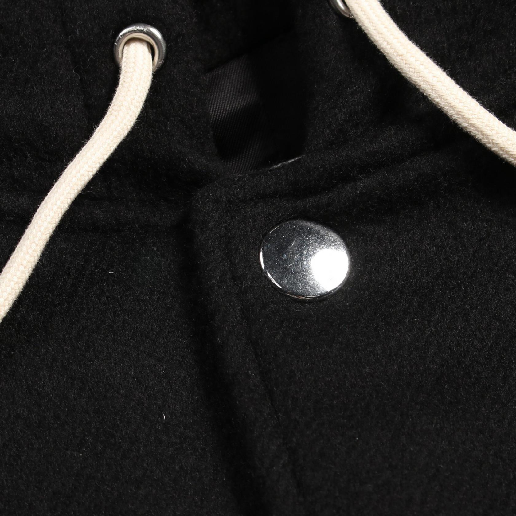 Celine Wool College Hoodie Double Face Outerwear