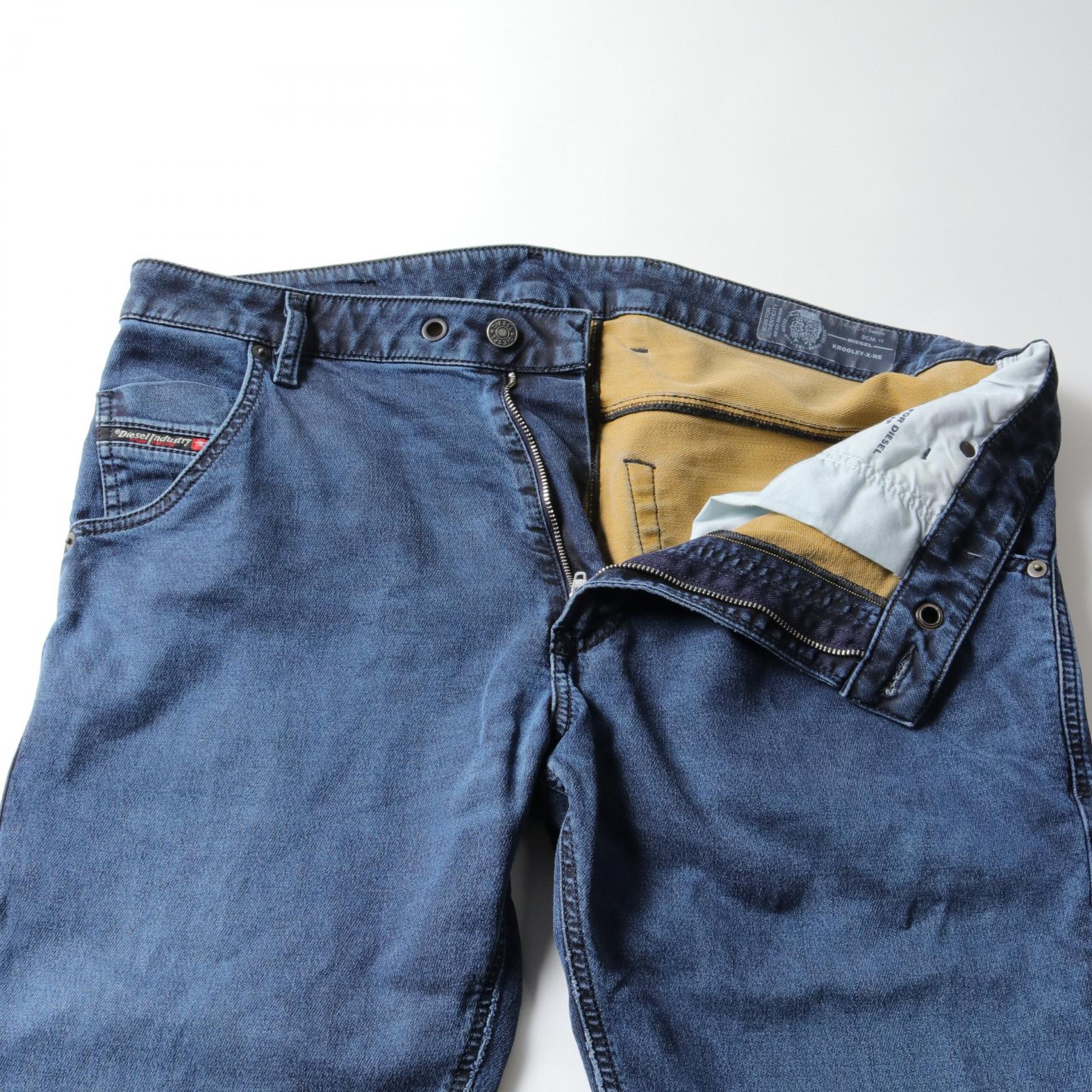 DIESEL KROOLEY Denim Pants Cotton