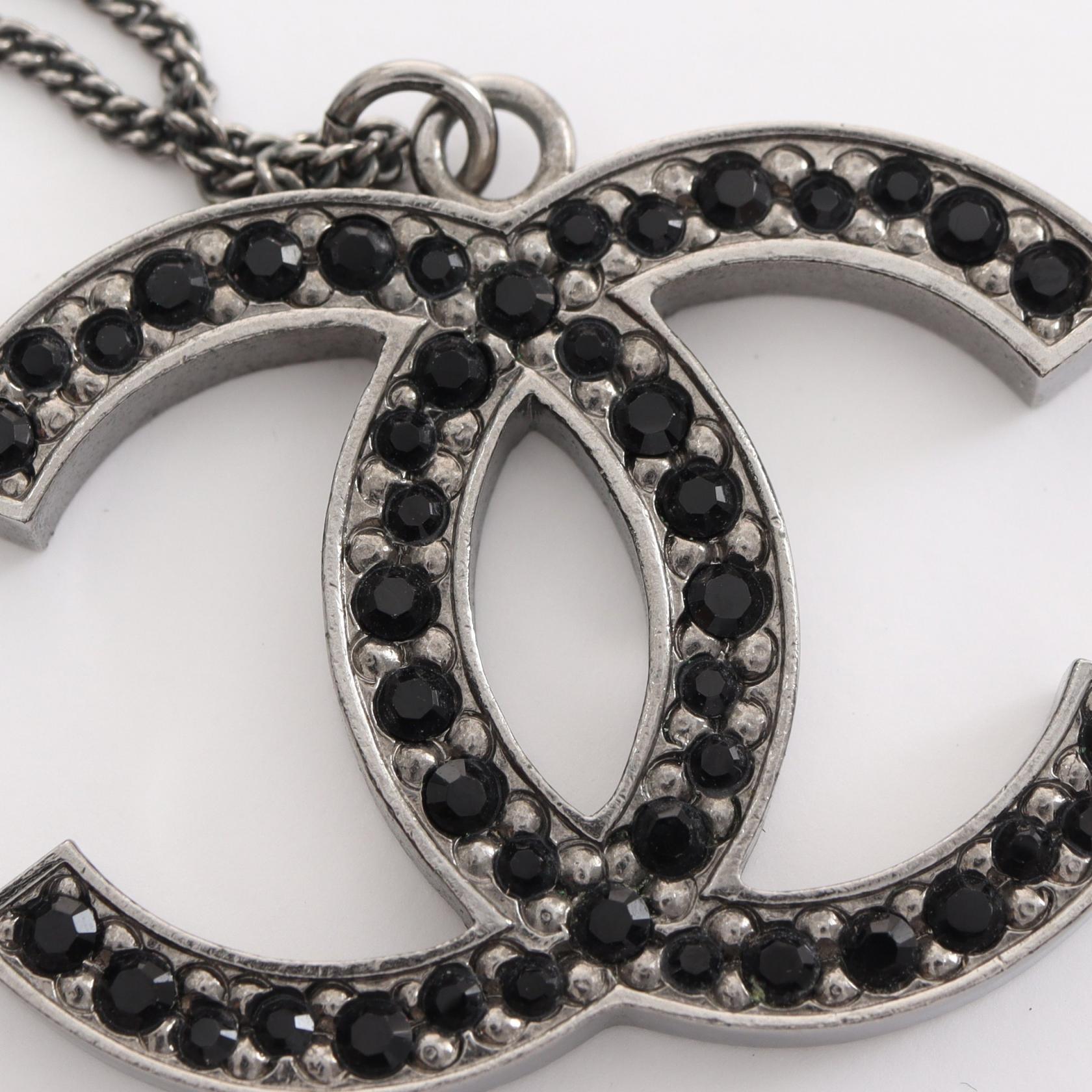 Chanel Coco Mark Necklace Stainless Steel