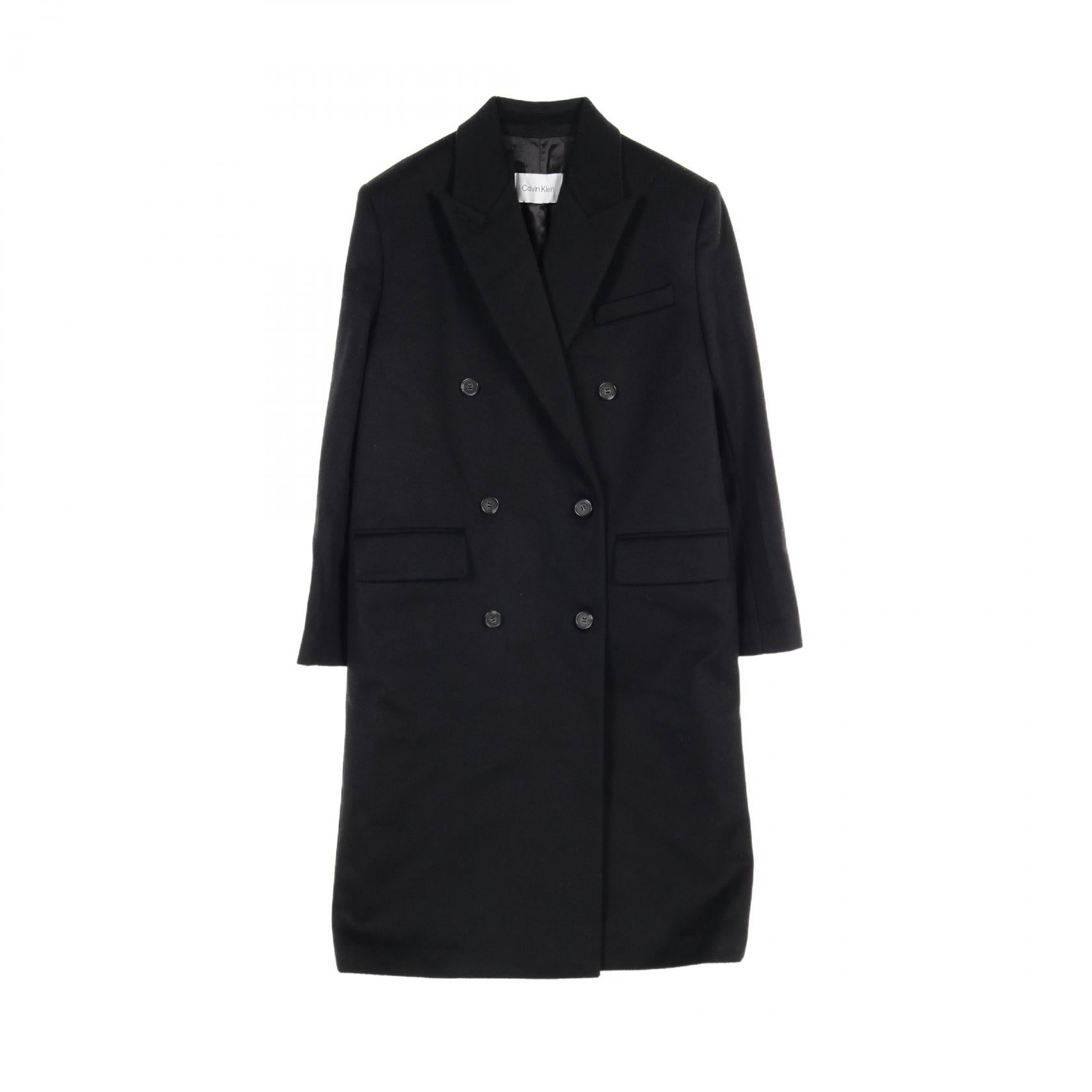 Calvin Klein Wool Cashmere Outerwear Black