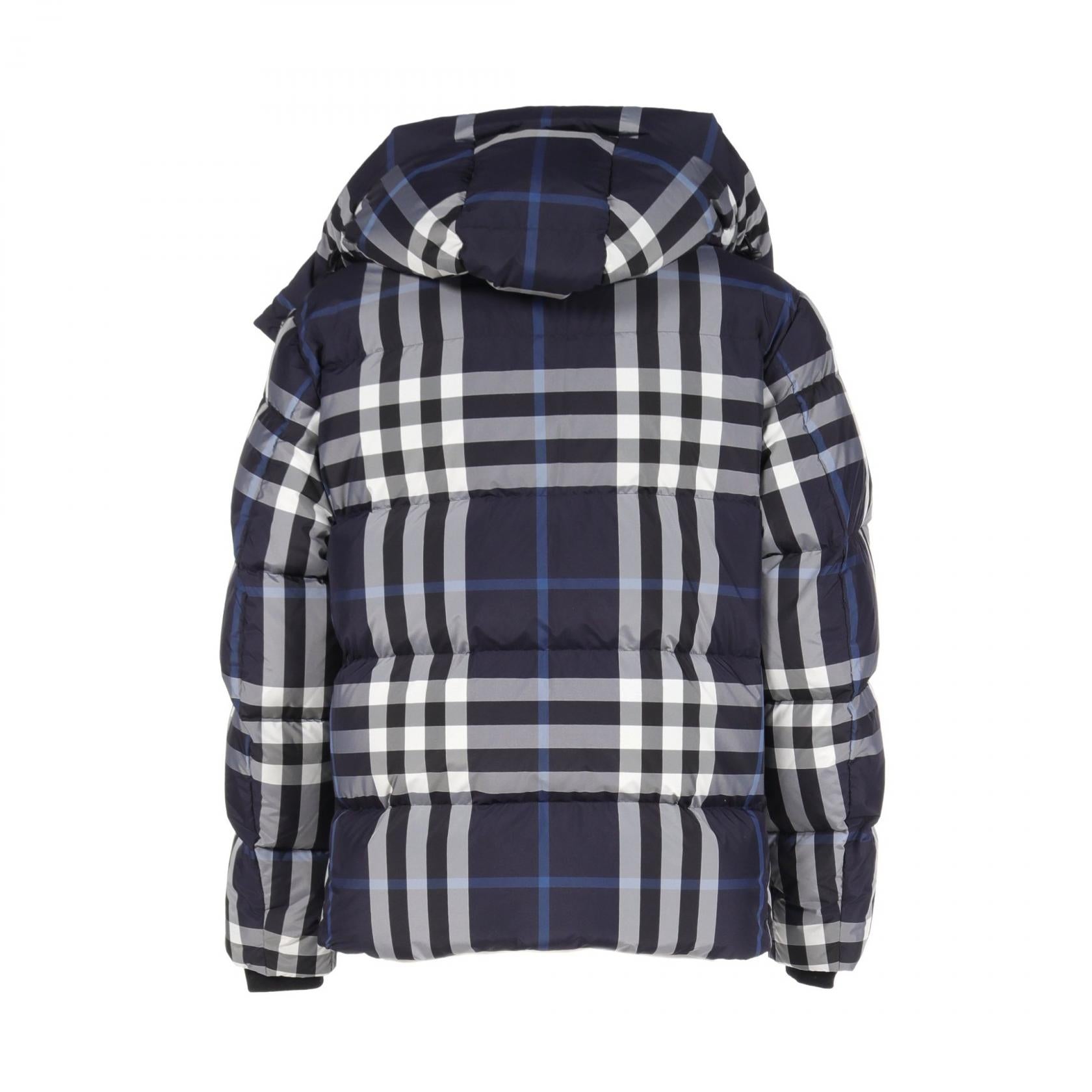 Burberry Polyester Down Jacket Navy