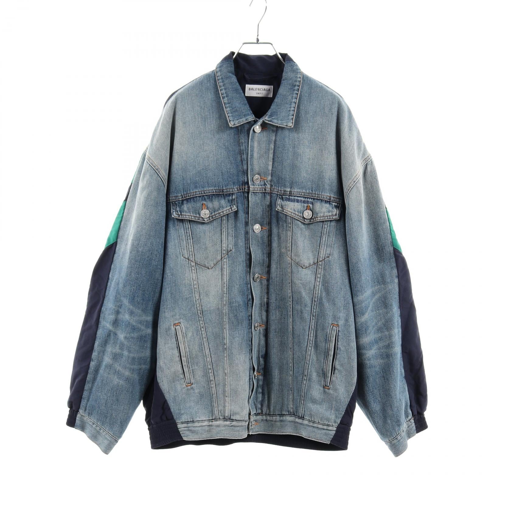 Balenciaga Denim Jacket Cotton Nylon