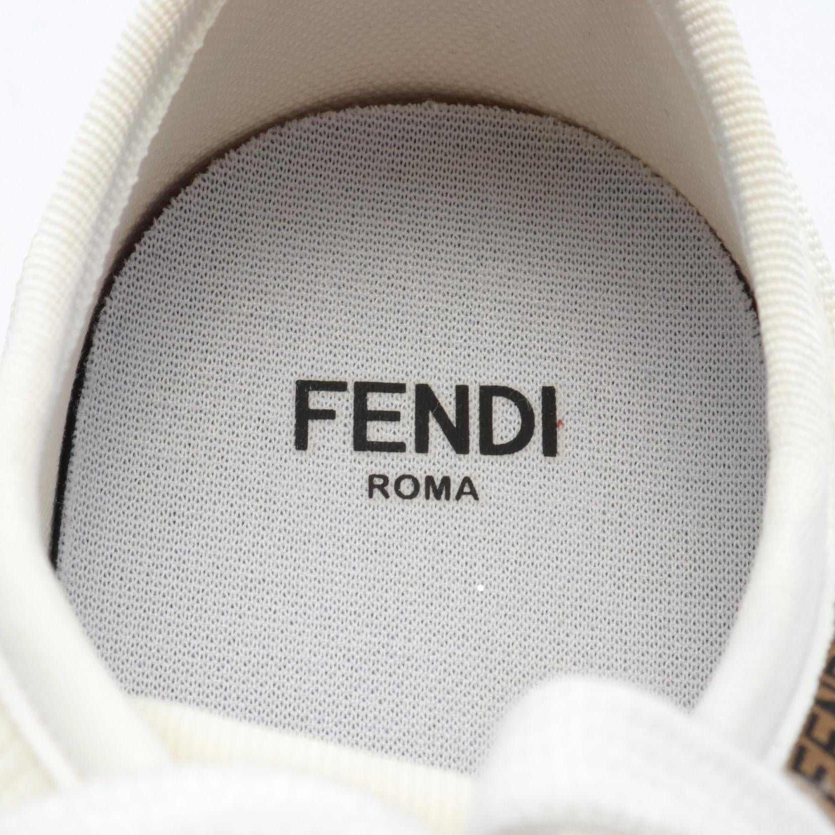 Fendi Zucca Fabric Sneakers Women