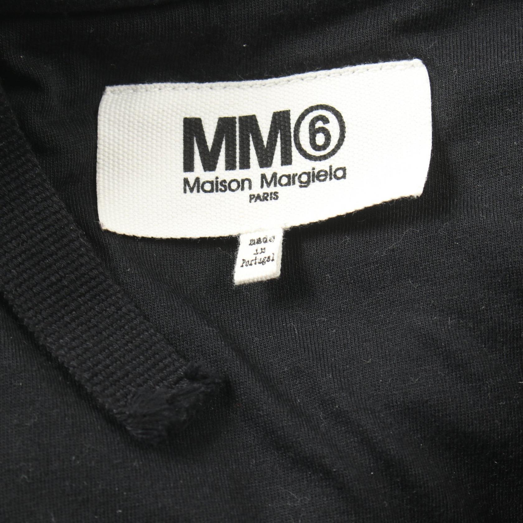 MM6 Sweatshirt Backpack Cotton Black