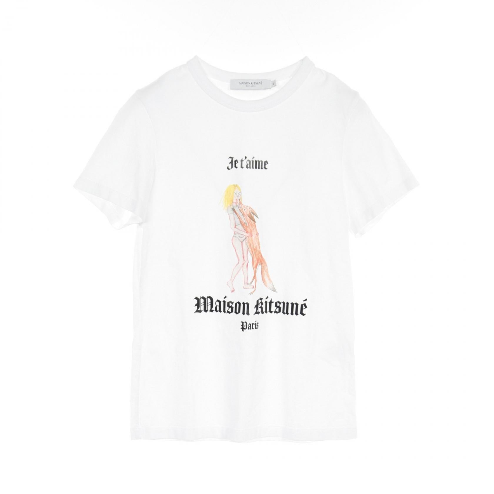 MAISON KITSUNE JE T'AIME CLASSIC Cotton Top