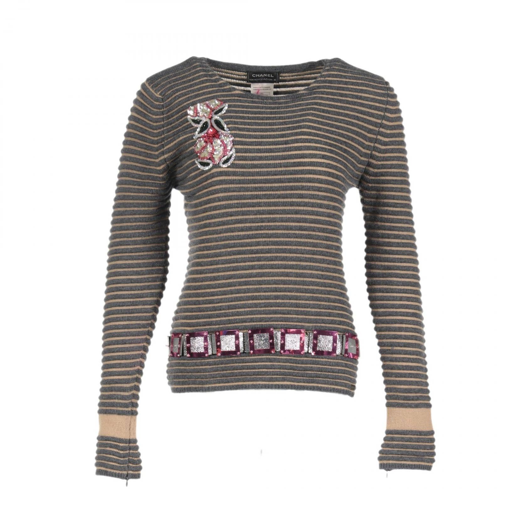 Chanel Cashmere Knitwear Top