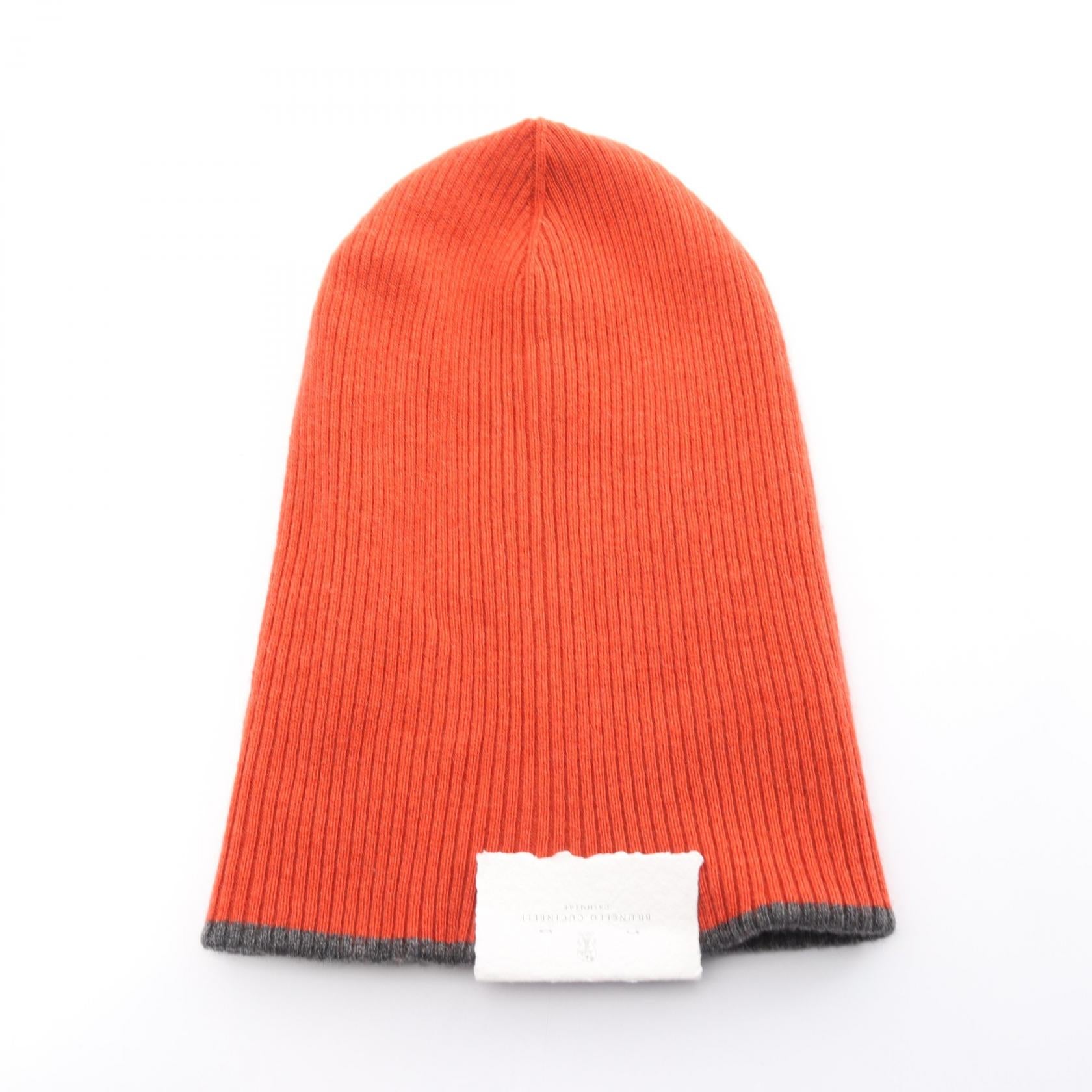 Brunello Cucinelli Cashmere Knit Hat Red