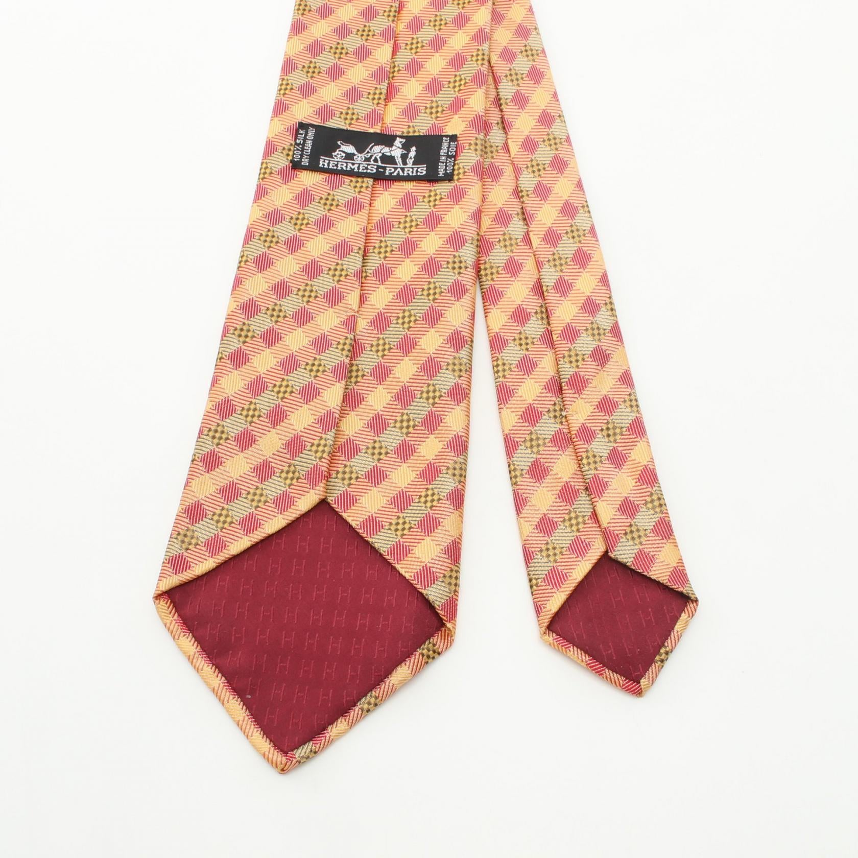 Hermes Silk Tie Multicolor