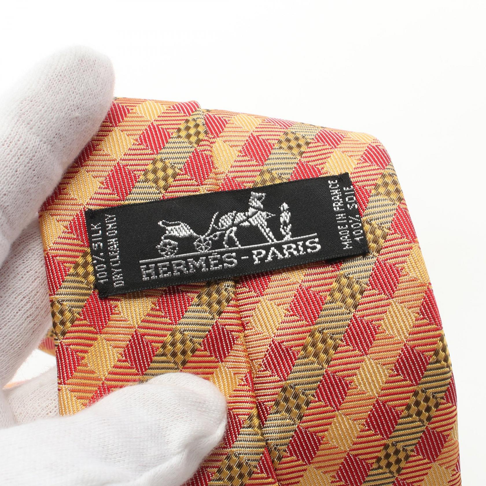 Hermes Silk Tie Multicolor