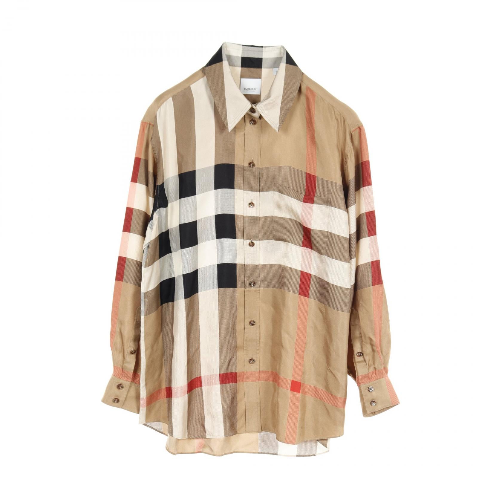 Burberry Silk Mega Check Blouse