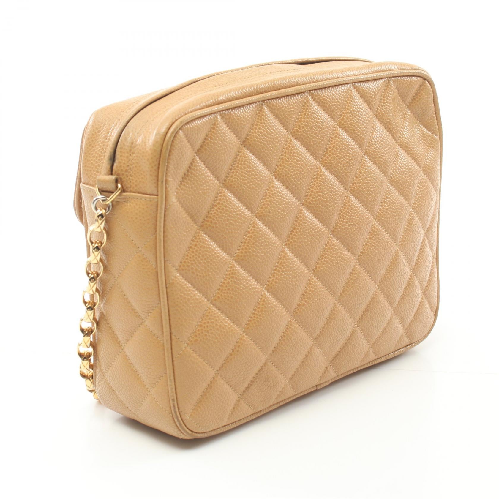 Chanel Caviar Skin Matelasse Shoulder Bag