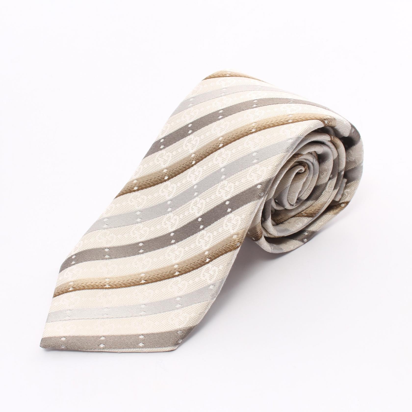 Gucci Silk FELISA GG Pattern Tie