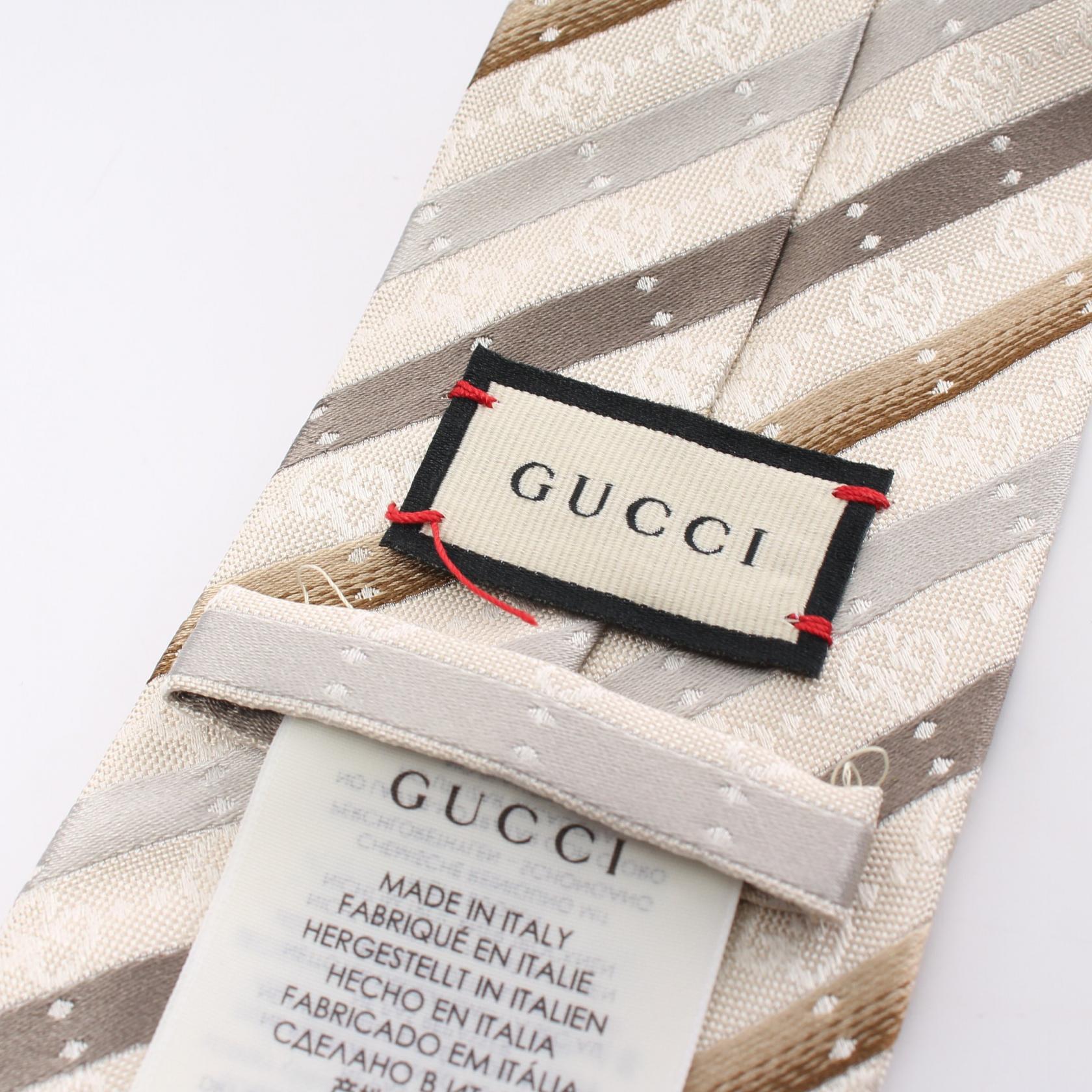 Gucci Silk FELISA GG Pattern Tie