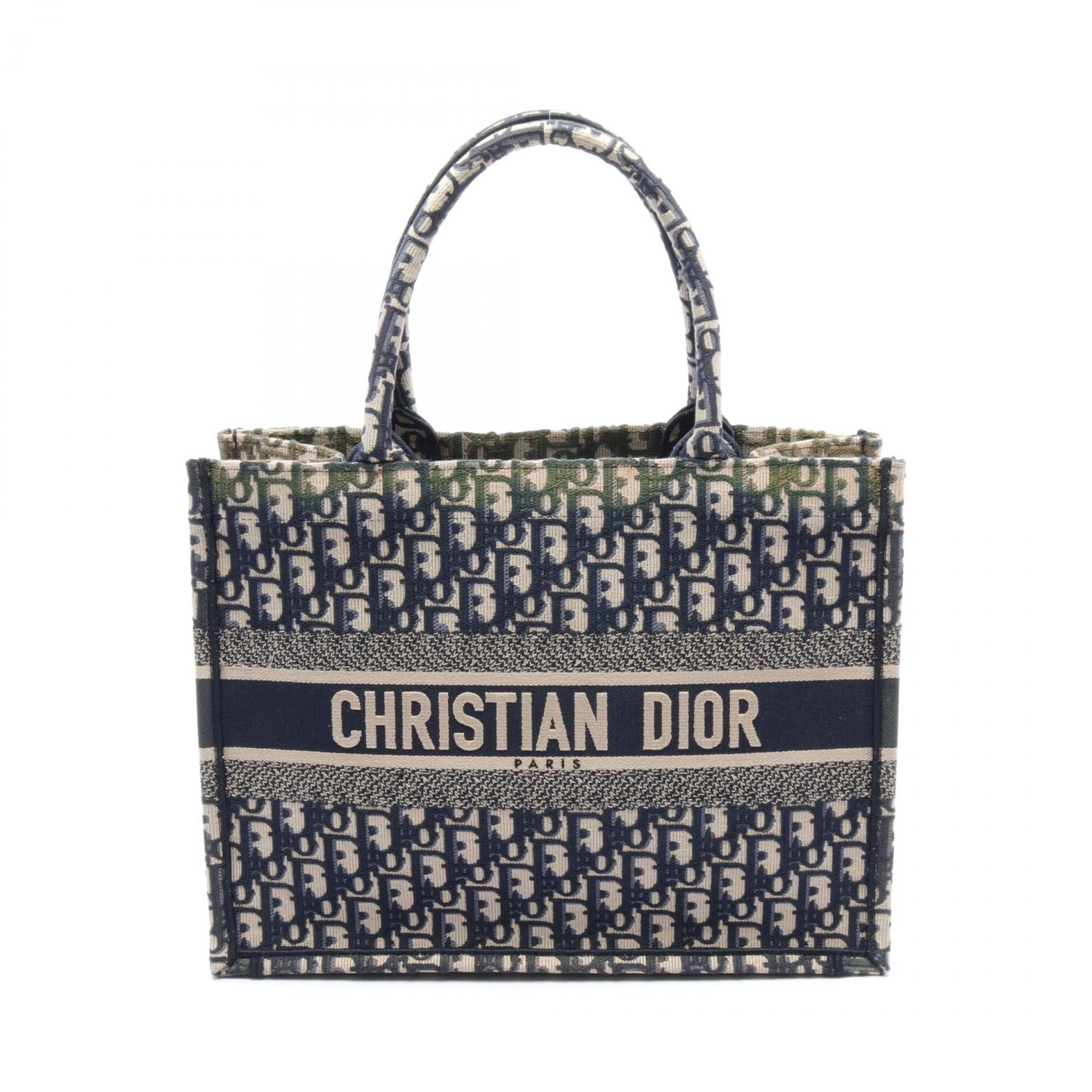 Dior Canvas Book Tote Small Bag