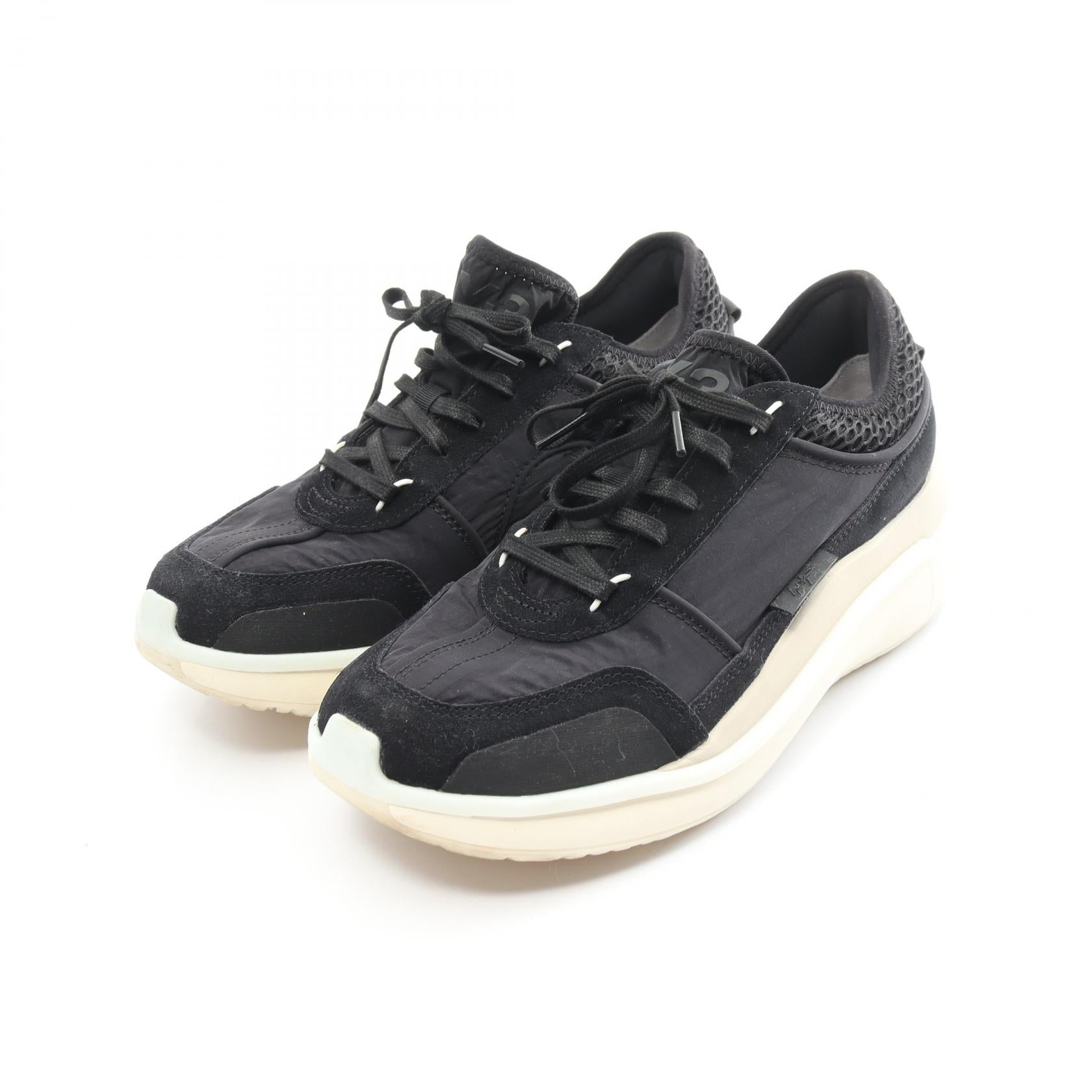 Y-3 AJATU RUN Sneakers Suede Fabric Black