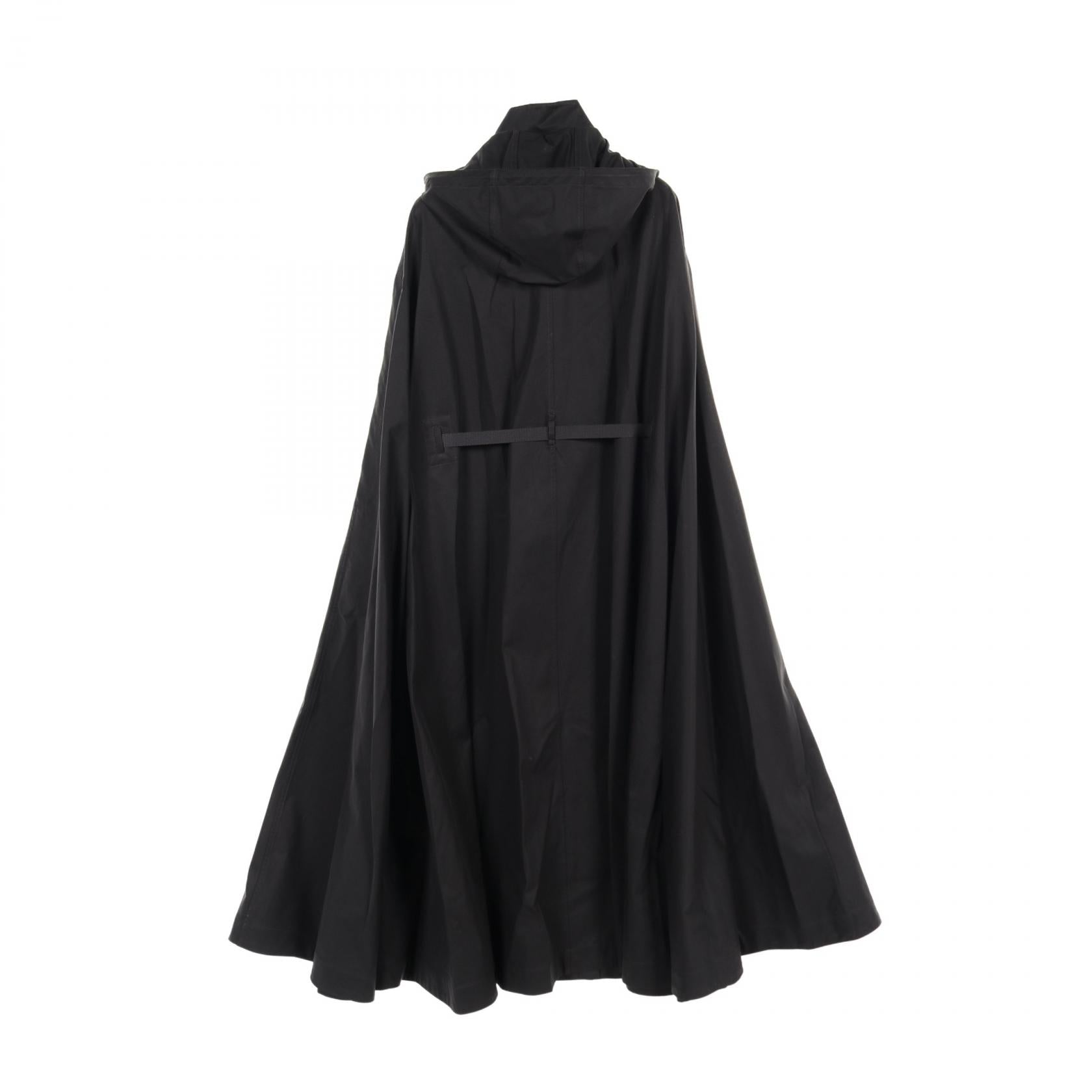 Dior Cotton Trench Cape Poncho Black