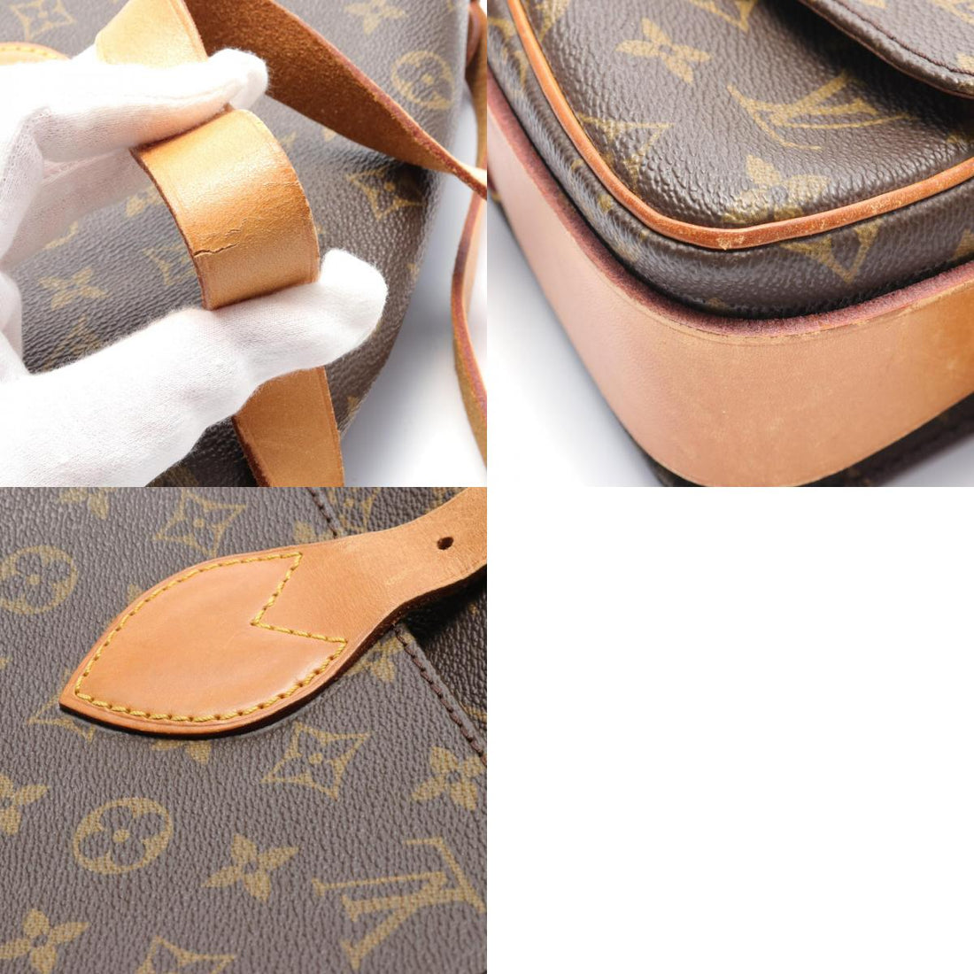 Louis Vuitton Monogram Cartouchiere MM Shoulder Bag