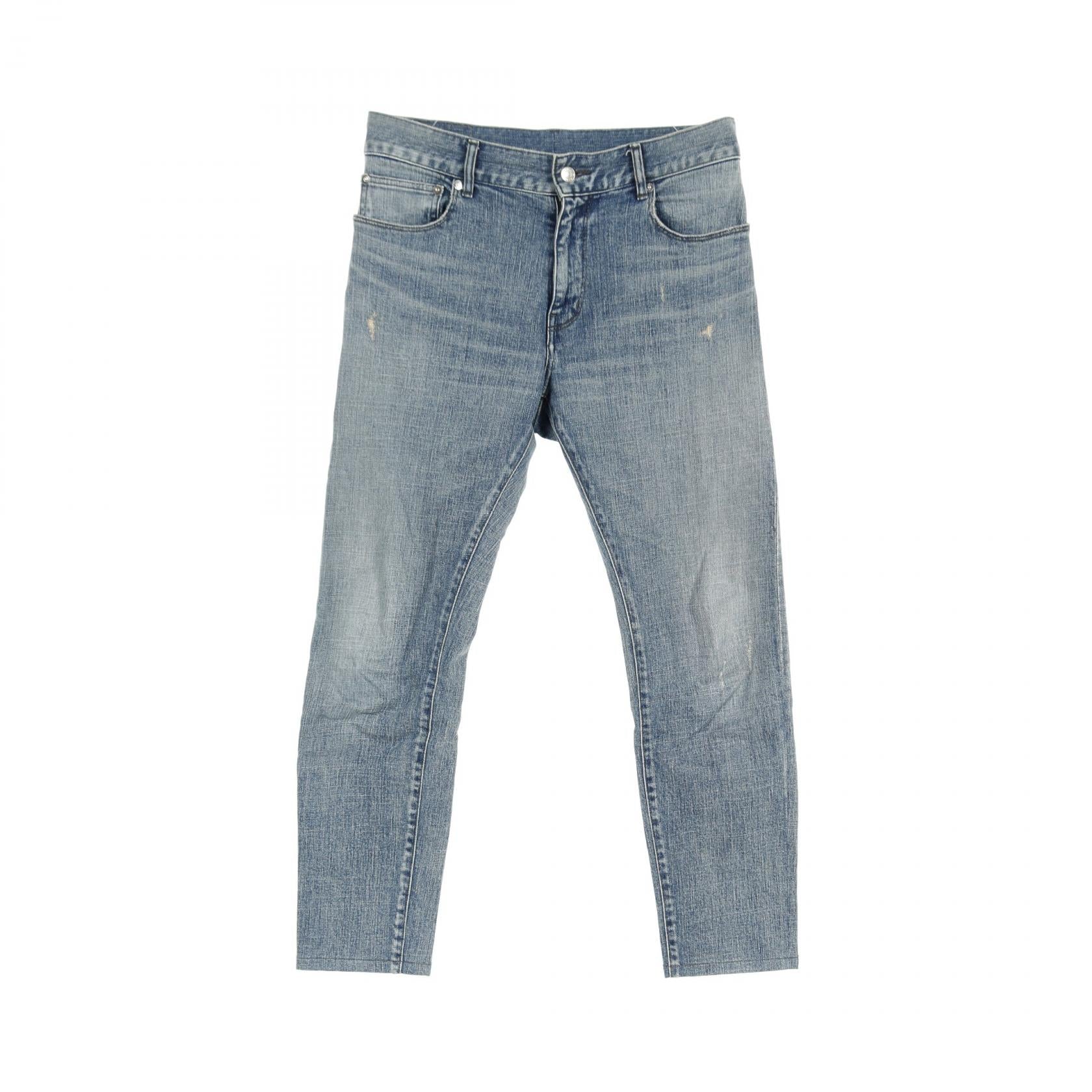 Lucien Pellat-Finet Denim Pants Cotton Blue