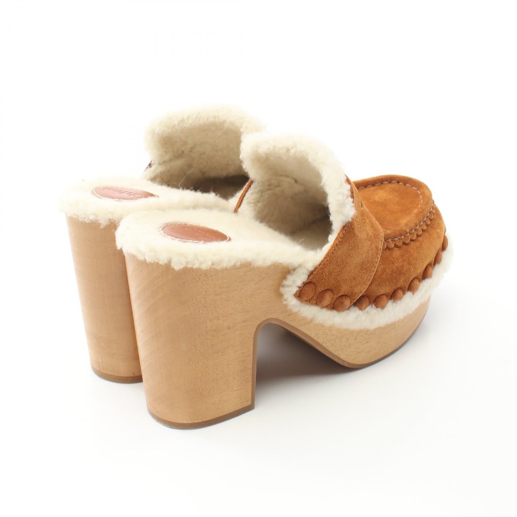 Chloe Joy Clogs Sheepskin Sandals