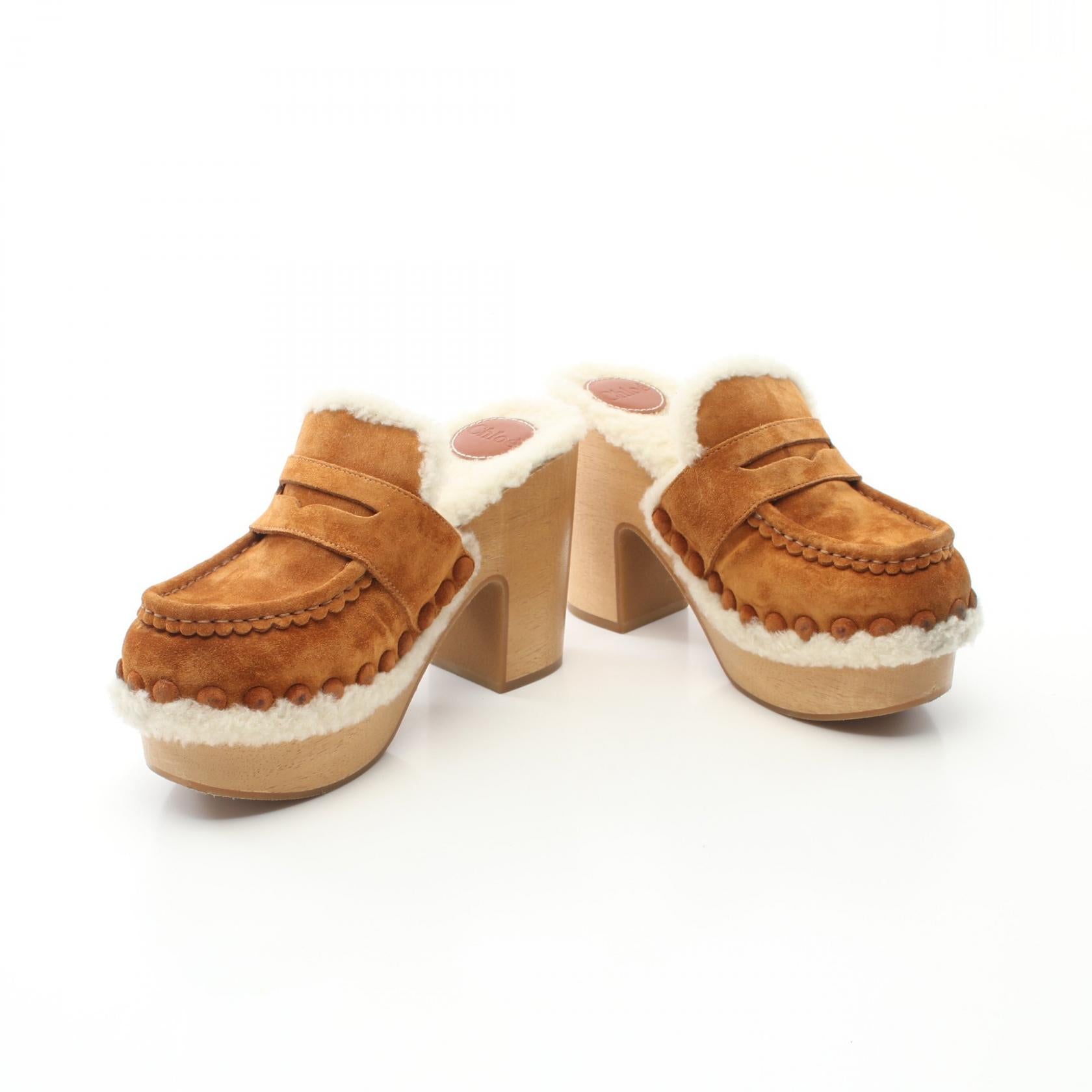 Chloe Joy Clogs Sheepskin Sandals