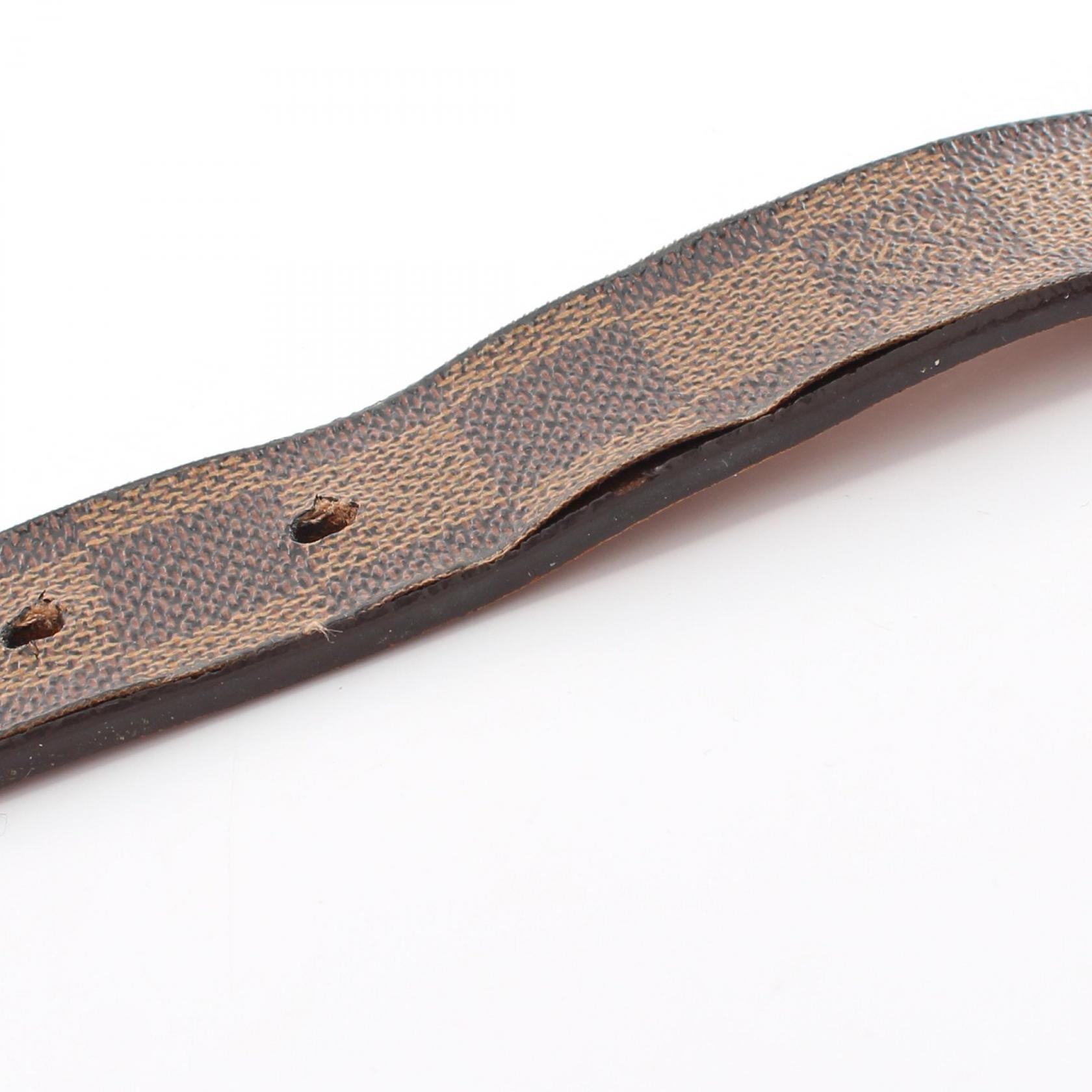 Louis Vuitton Damier Ebene Belt Brown