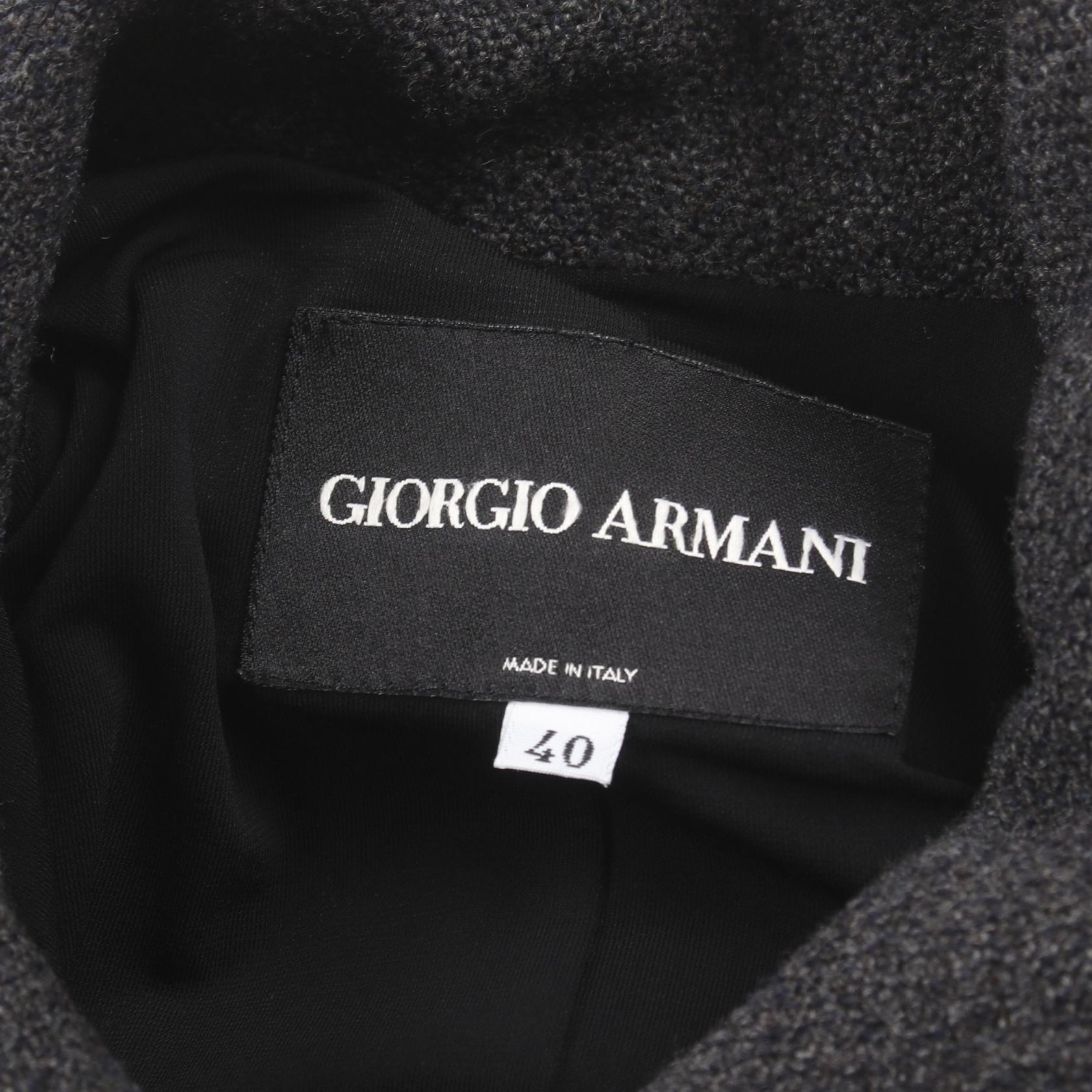 Giorgio Armani Wool Rayon Outerwear