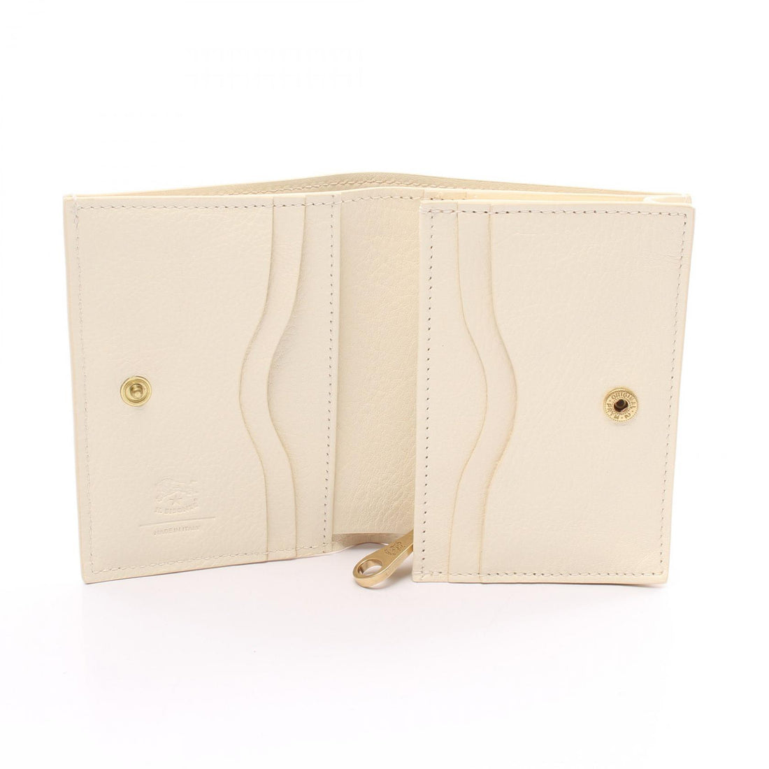 IL BISONTE OLIVETA Leather Bifold Wallet