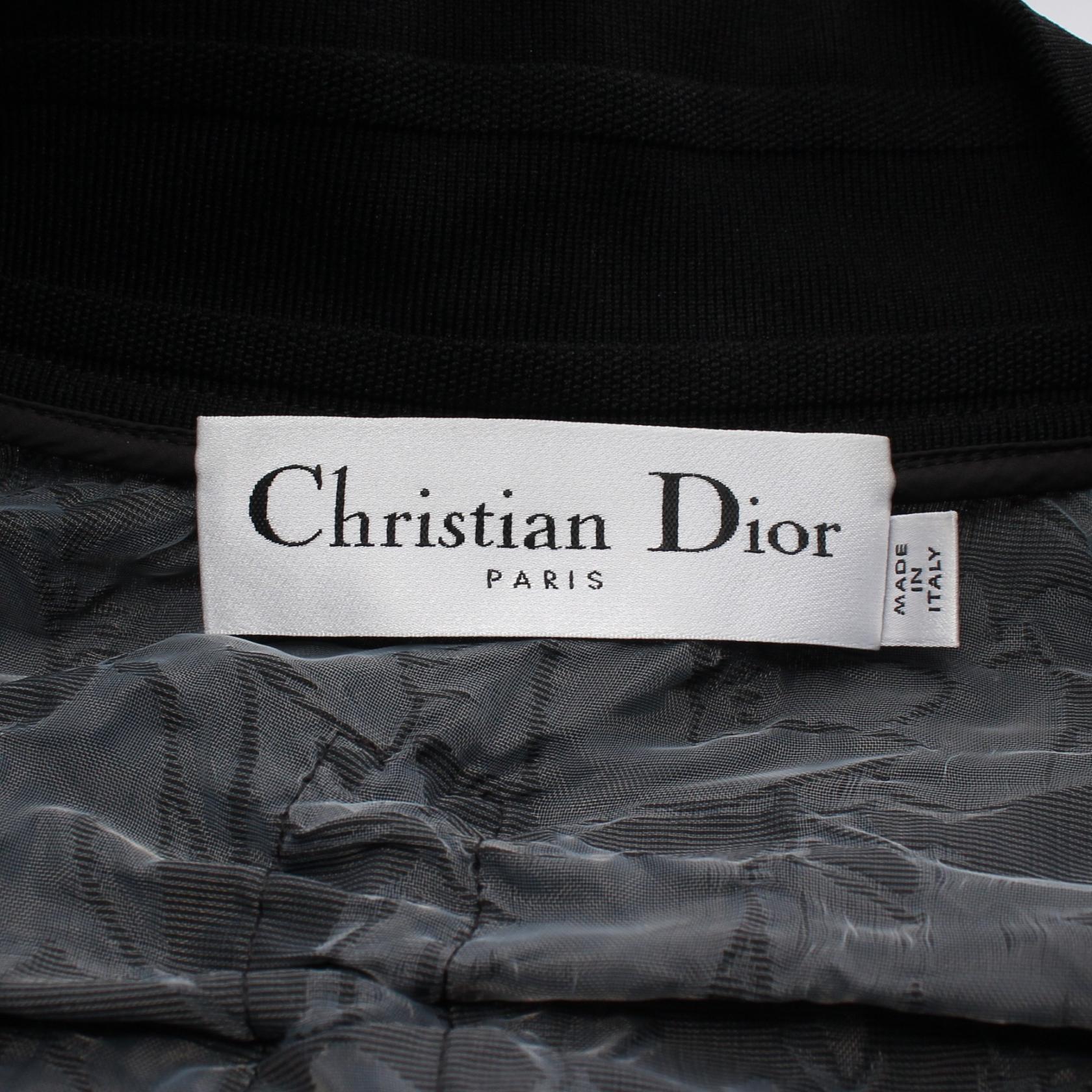 Dior Women's Black Polyester Blouson