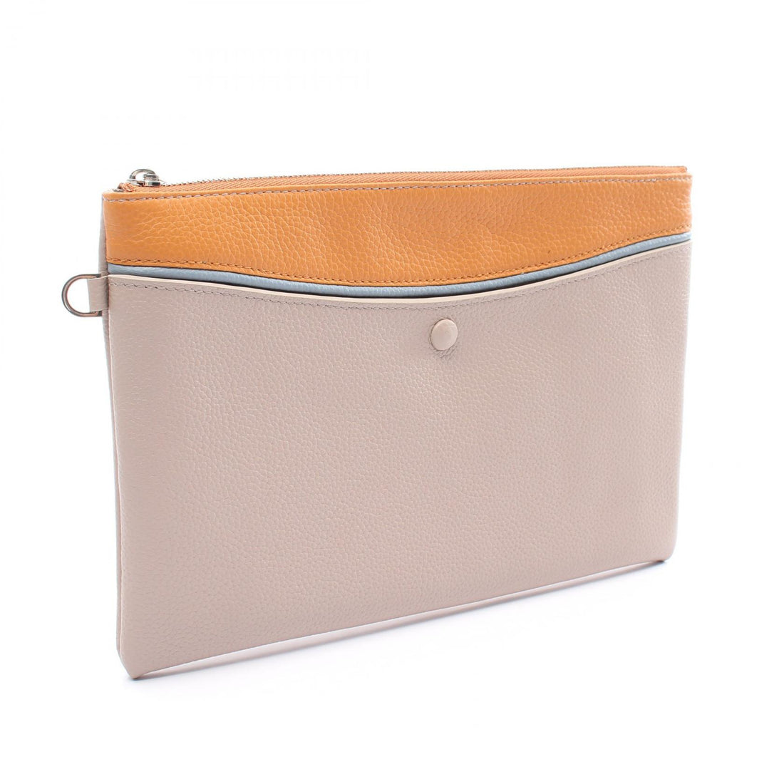 IL BISONTE PIANOSA Leather Pouch Beige