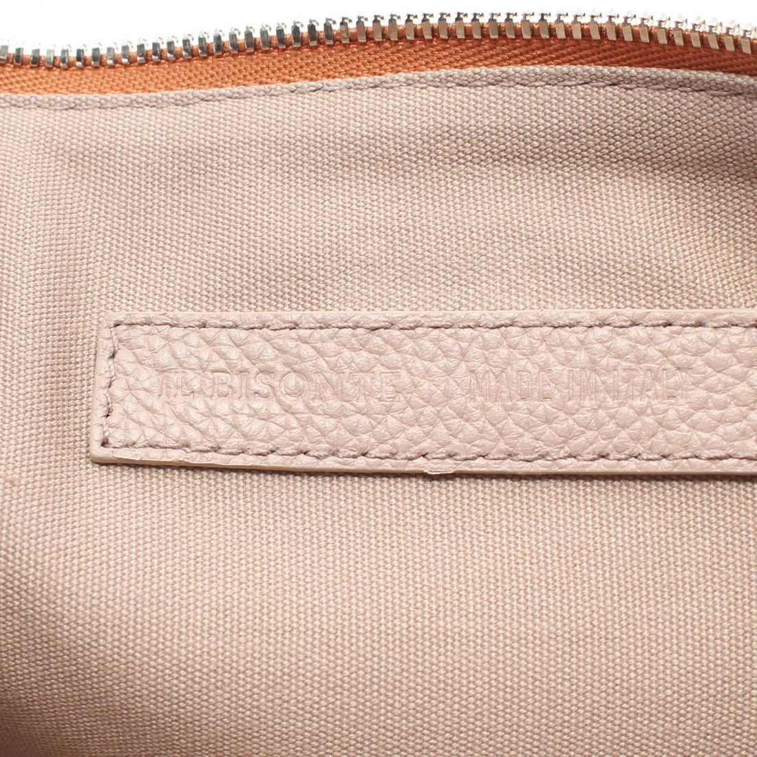 IL BISONTE PIANOSA Leather Pouch Beige