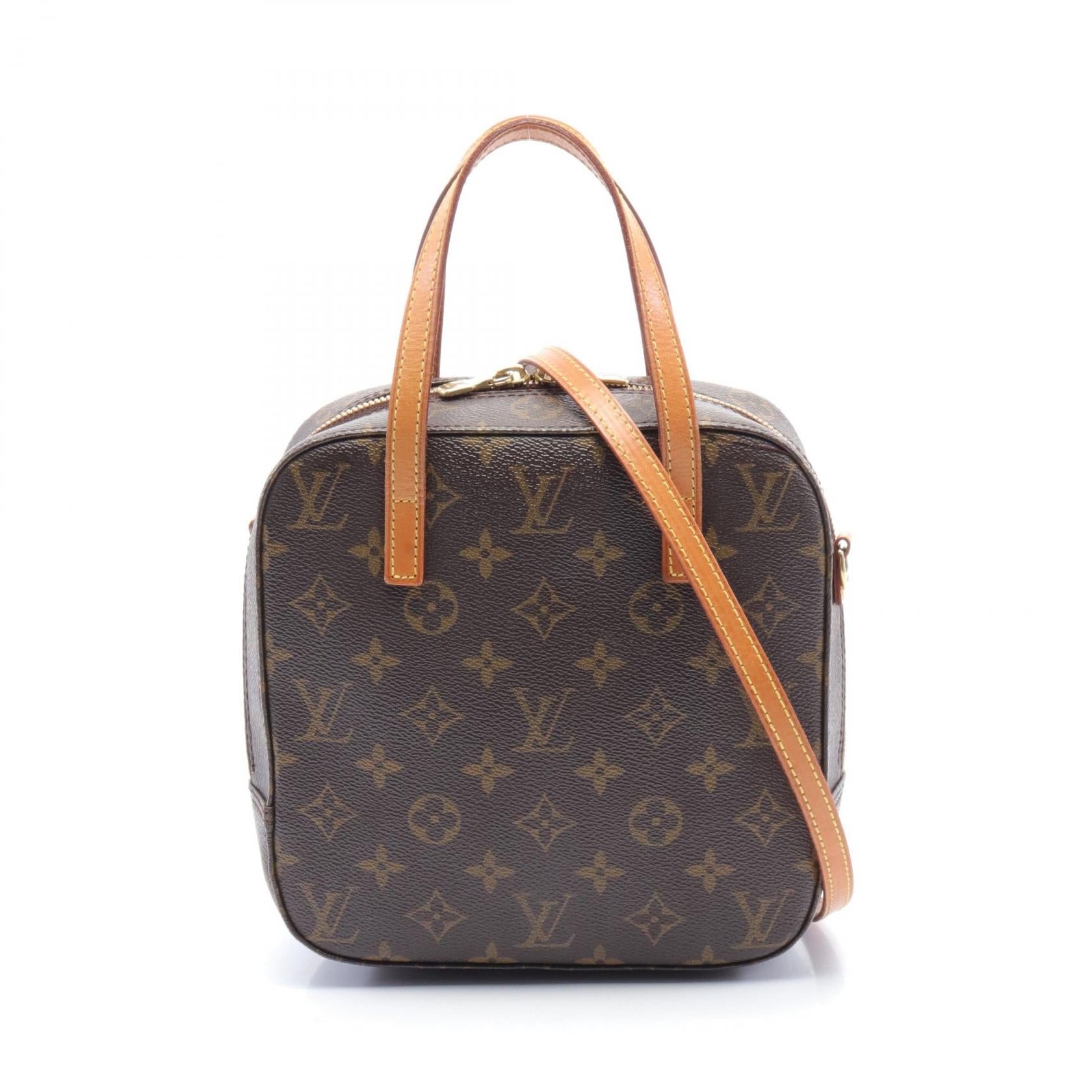 Louis Vuitton Monogram Spontini Canvas Handbag M47500 in Very Good Condition