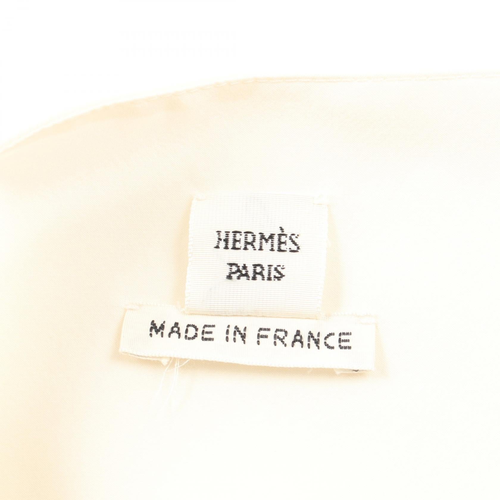 Hermes Silk Blouse Ivory