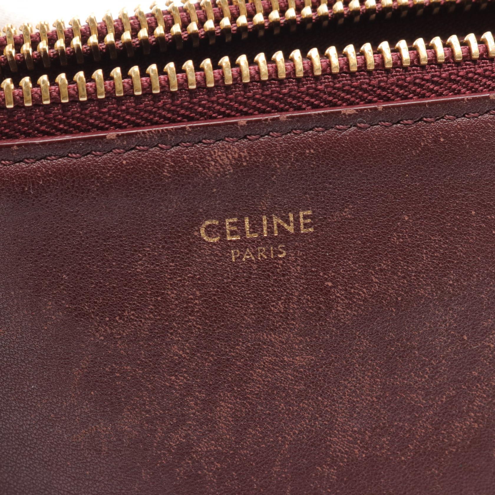 Celine Trio Small Leather Shoulder Bag