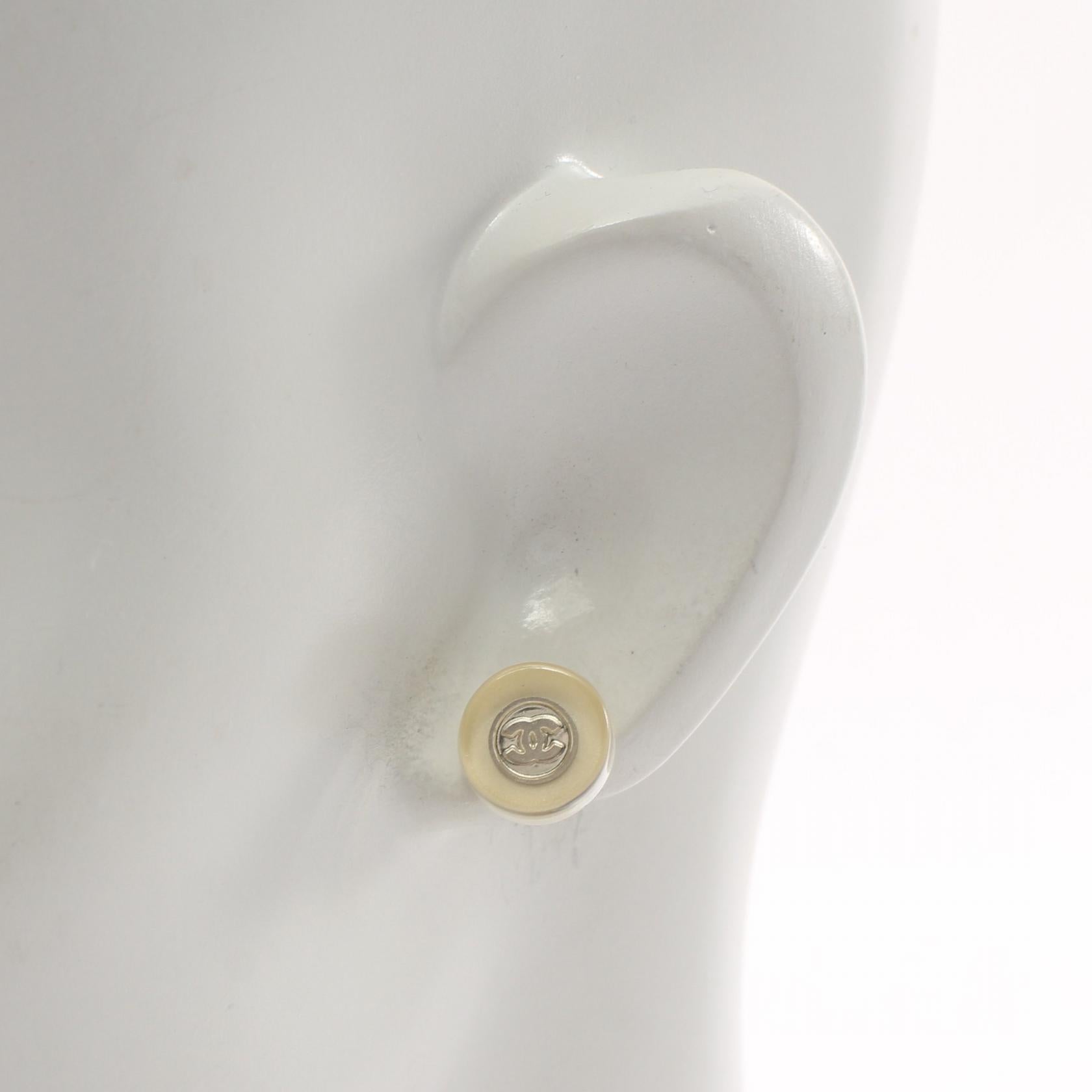 Chanel Coco Mark Resin Earrings