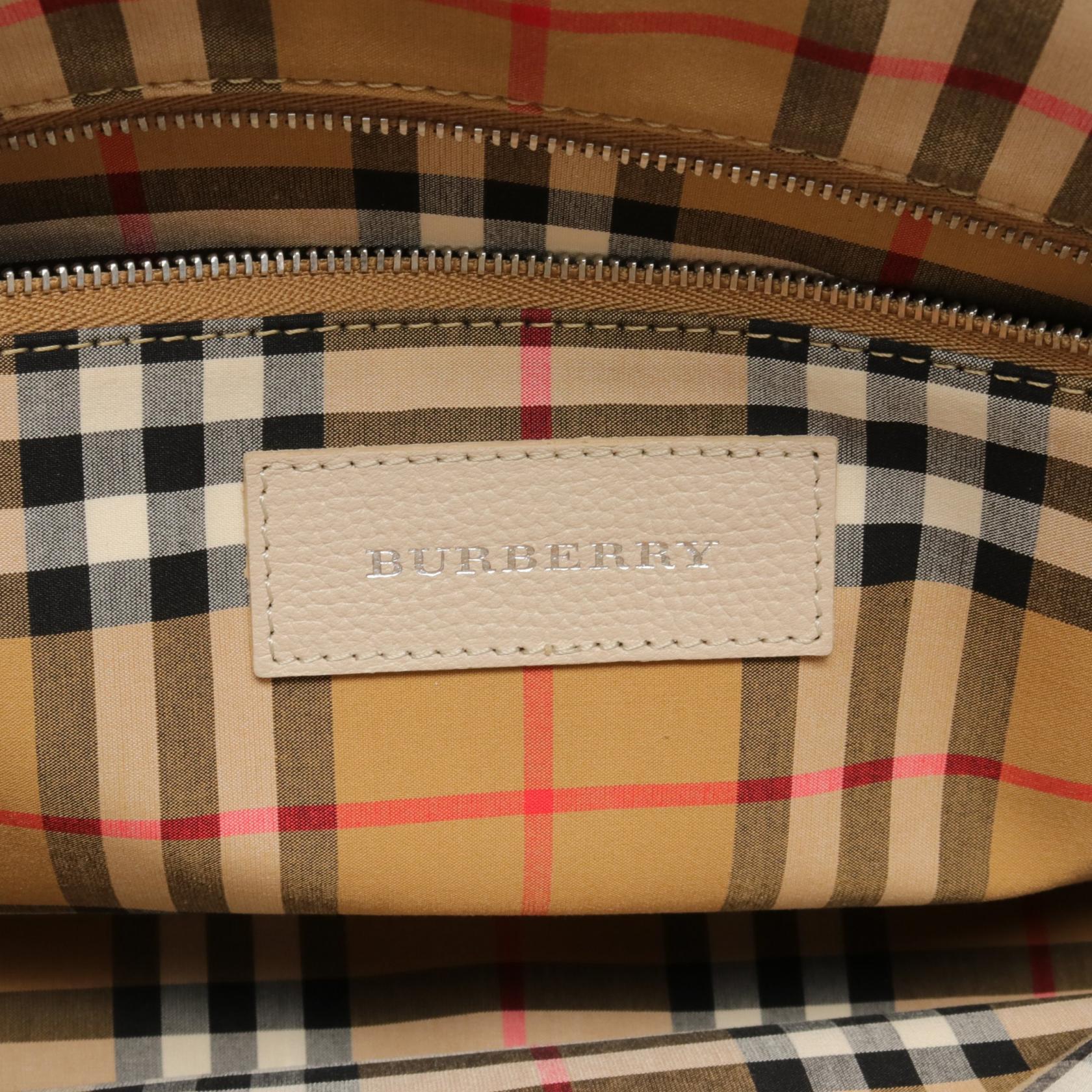 Burberry Medium Banner Leather Handbag