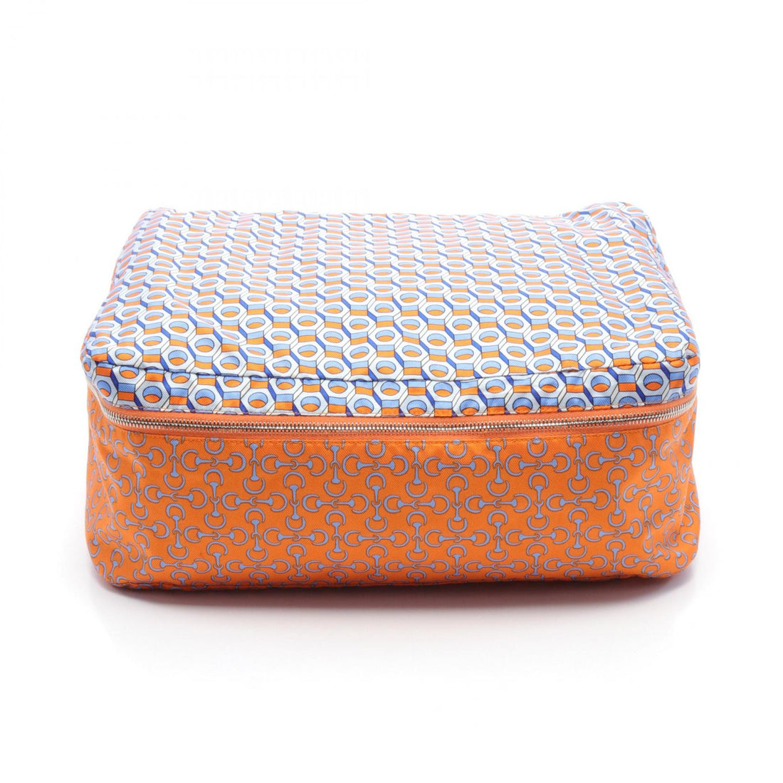 Hermes Silk Voyage Pouch Bag