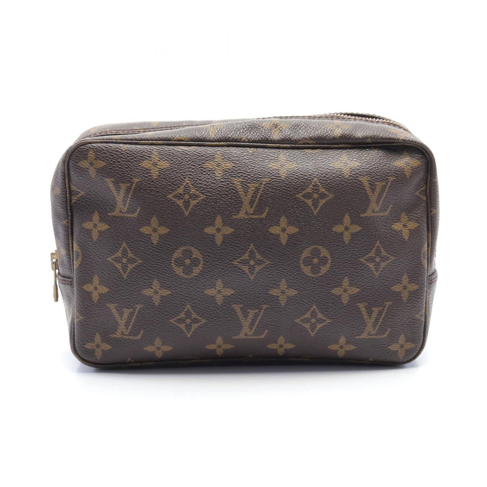 Louis Vuitton Monogram Trousse Toilette Clutch Canvas Vanity Bag M47524 in Very Good Condition