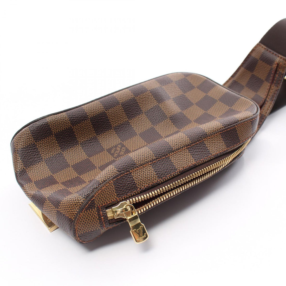 Louis Vuitton Damier Ebene Geronimos Canvas Belt Bag N51994 in Very Good Condition