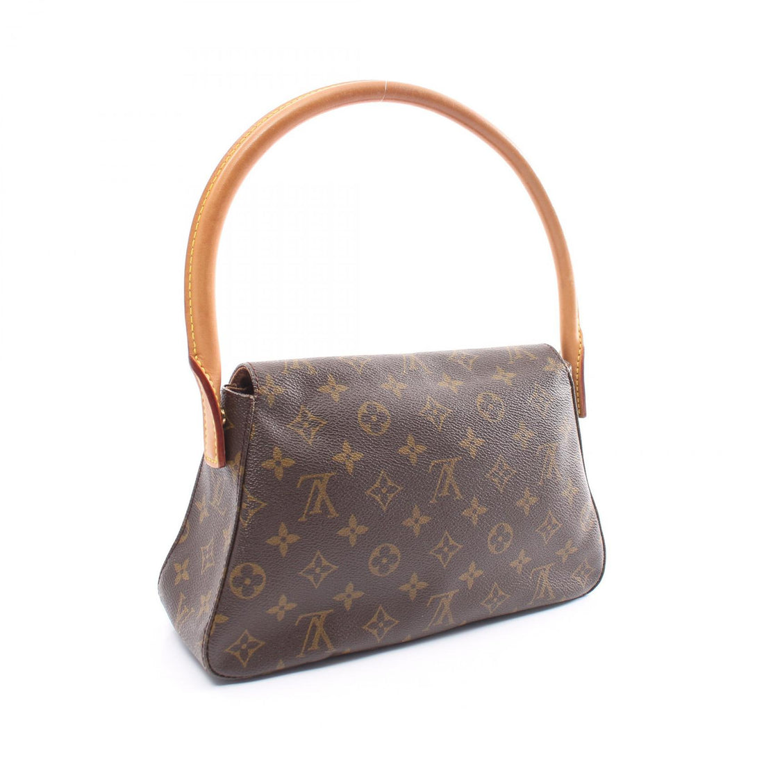 Louis Vuitton Mini Looping Canvas Handbag M51147 in Very Good Condition