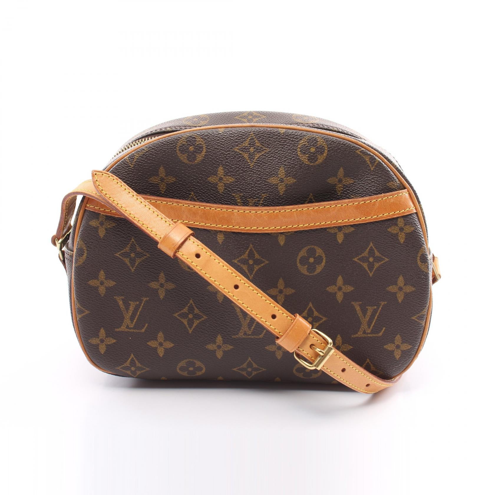 Louis Vuitton Monogram  Blois Shoulder Bag Canvas Shoulder Bag M51221 in Good Condition