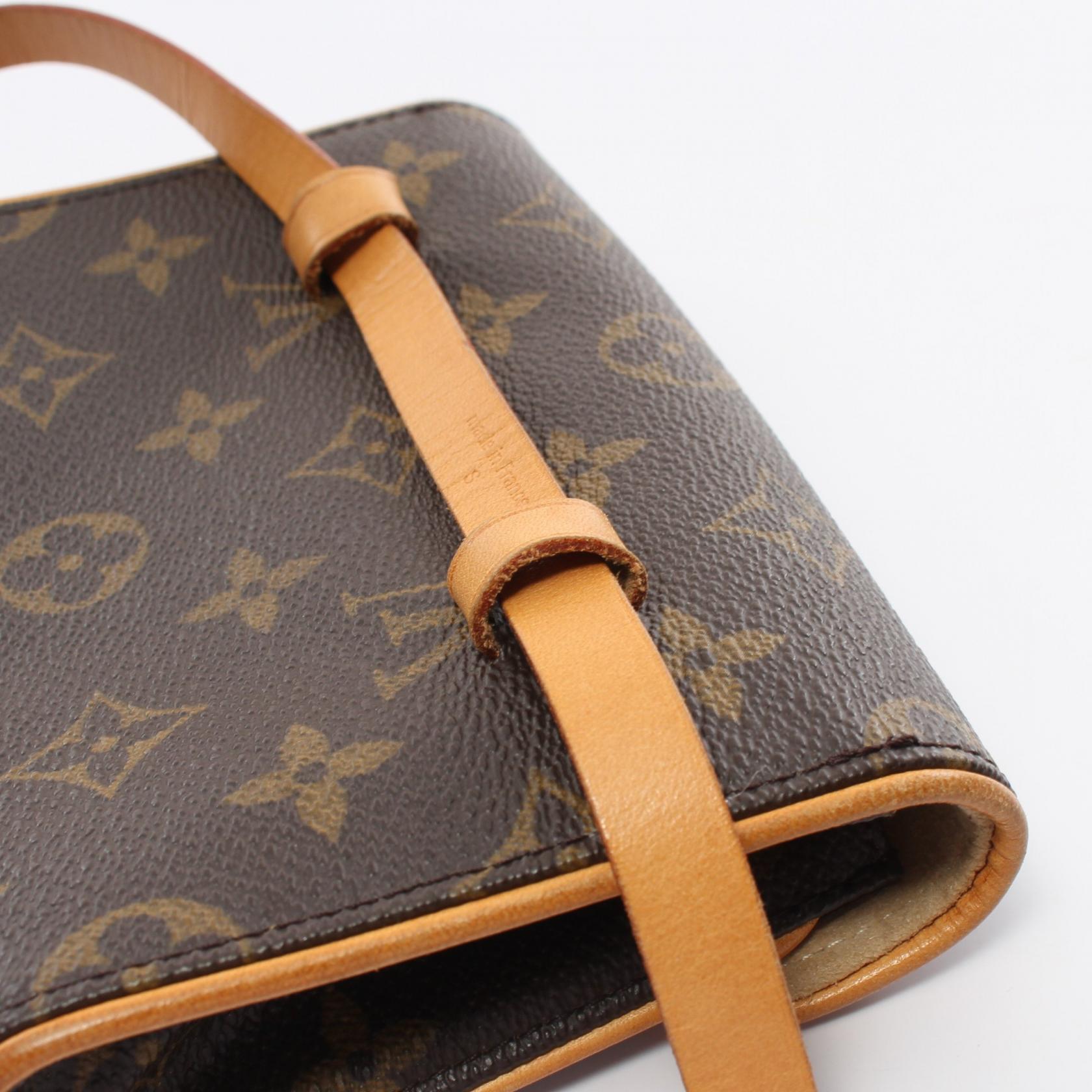 Louis Vuitton Monogram Pochette Florentine Canvas Belt Bag M67304 in Good Condition