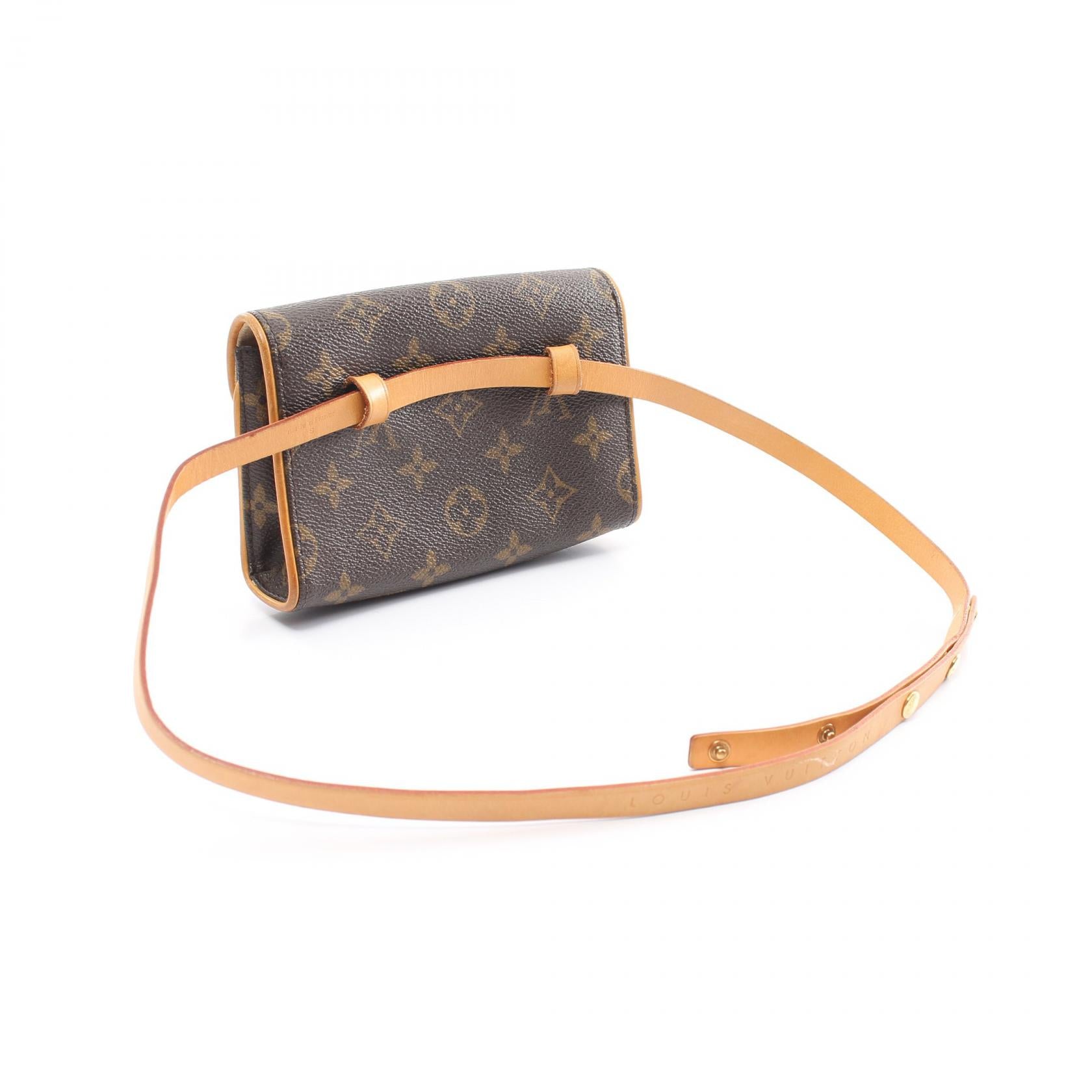 Louis Vuitton Monogram Pochette Florentine Canvas Belt Bag M67304 in Good Condition