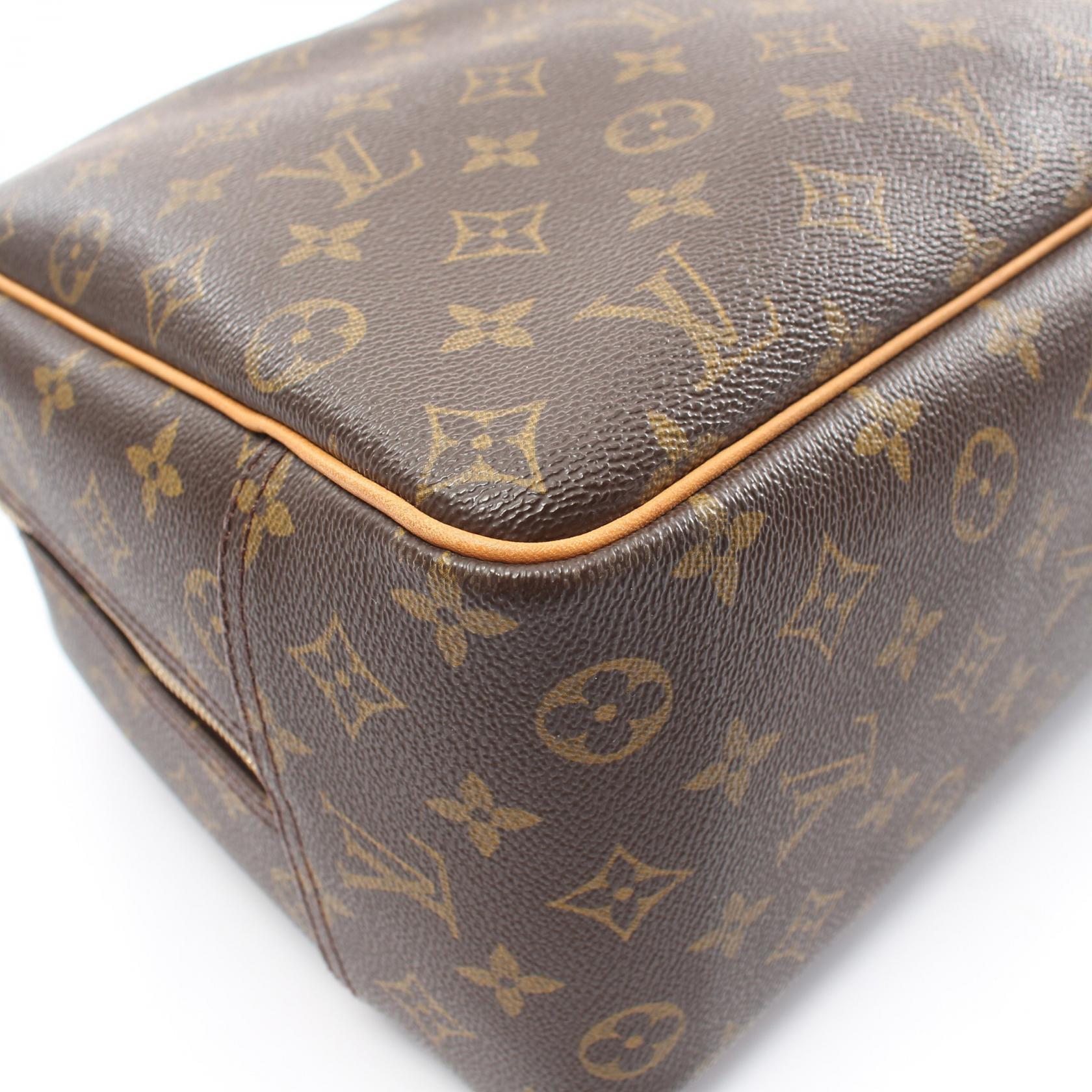 Louis Vuitton Monogram Deauville Canvas Handbag M47270 in Good Condition