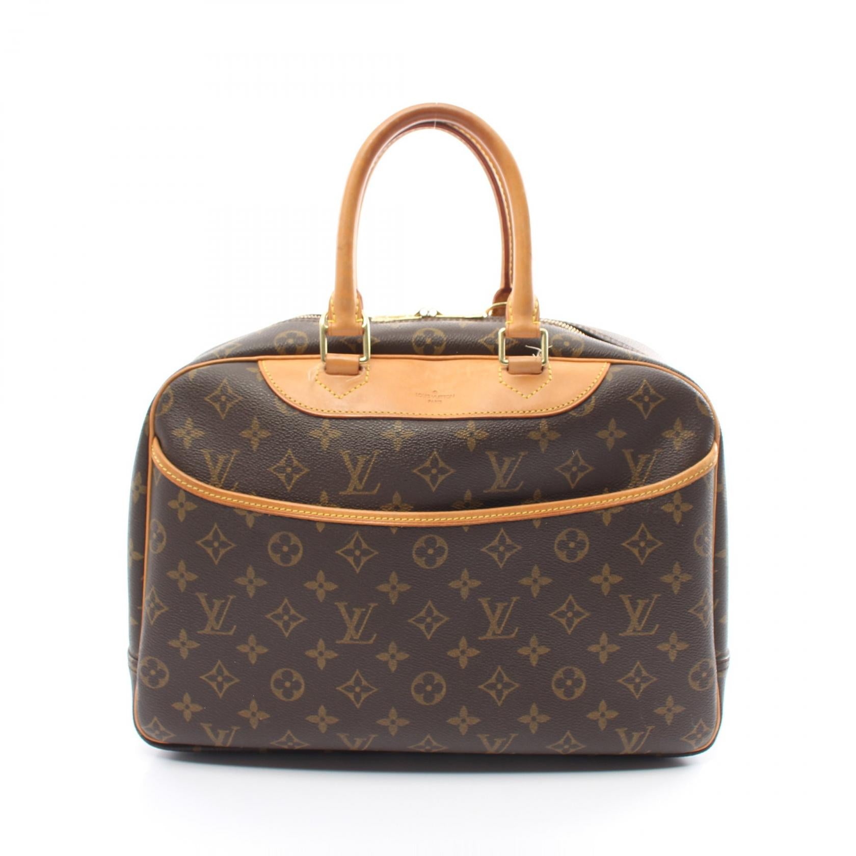 Louis Vuitton Monogram Deauville Canvas Handbag M47270 in Good Condition