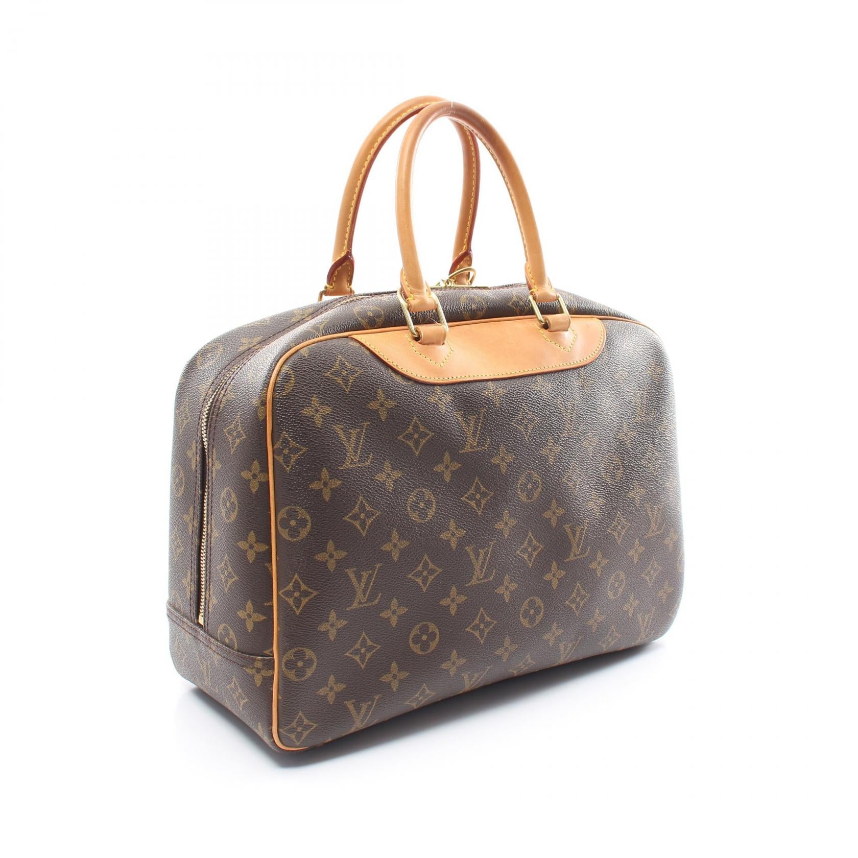 Louis Vuitton Monogram Deauville Canvas Handbag M47270 in Good Condition