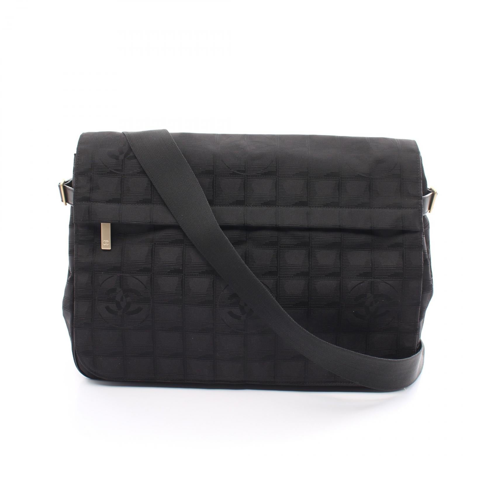 Chanel Nylon Canvas Leather Shoulder Bag