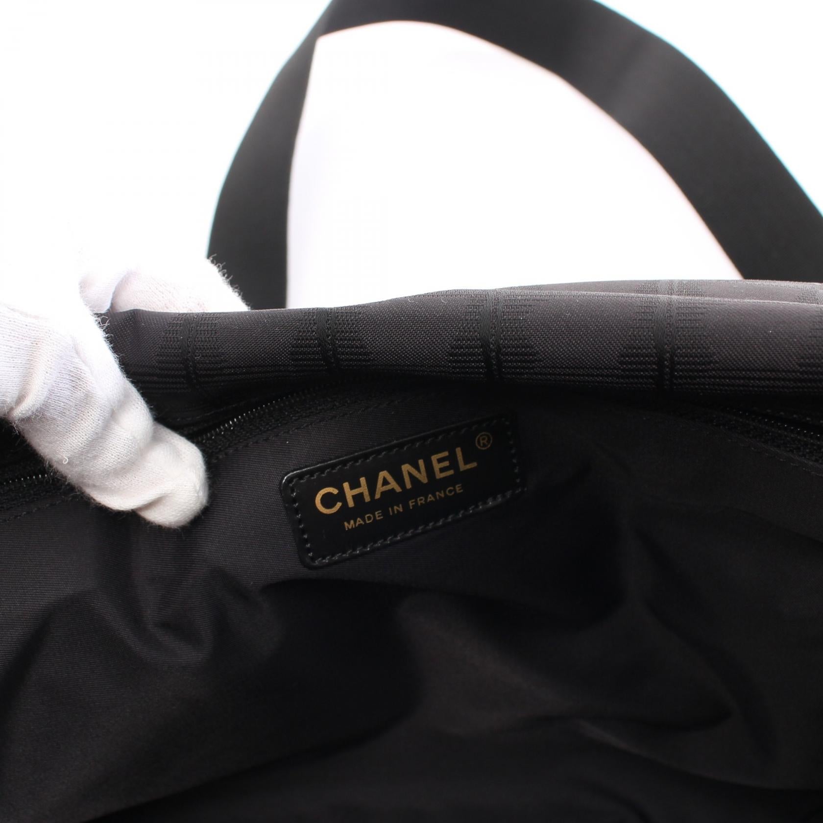 Chanel Nylon Canvas Leather Shoulder Bag