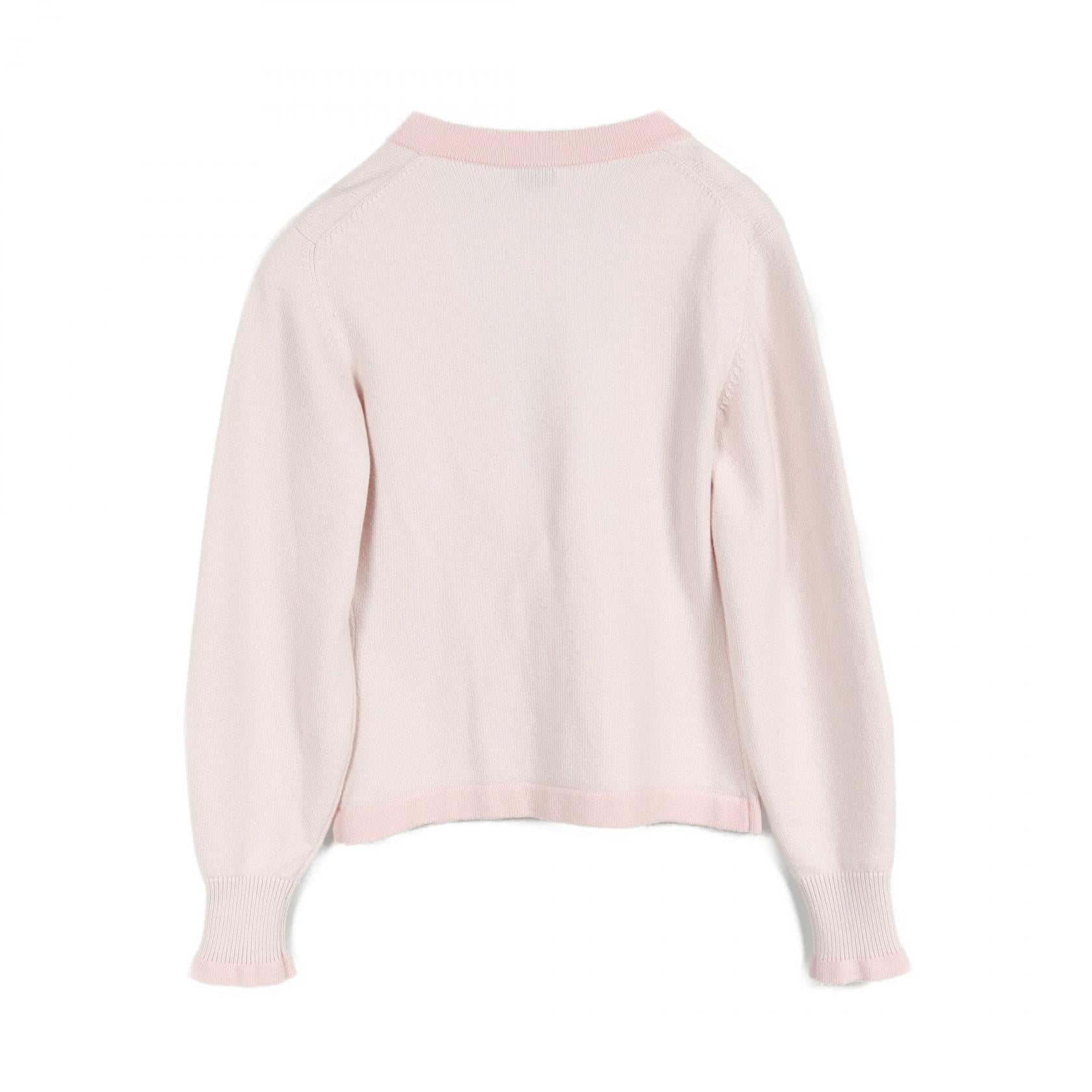 Chanel Cashmere Cardigan Pink