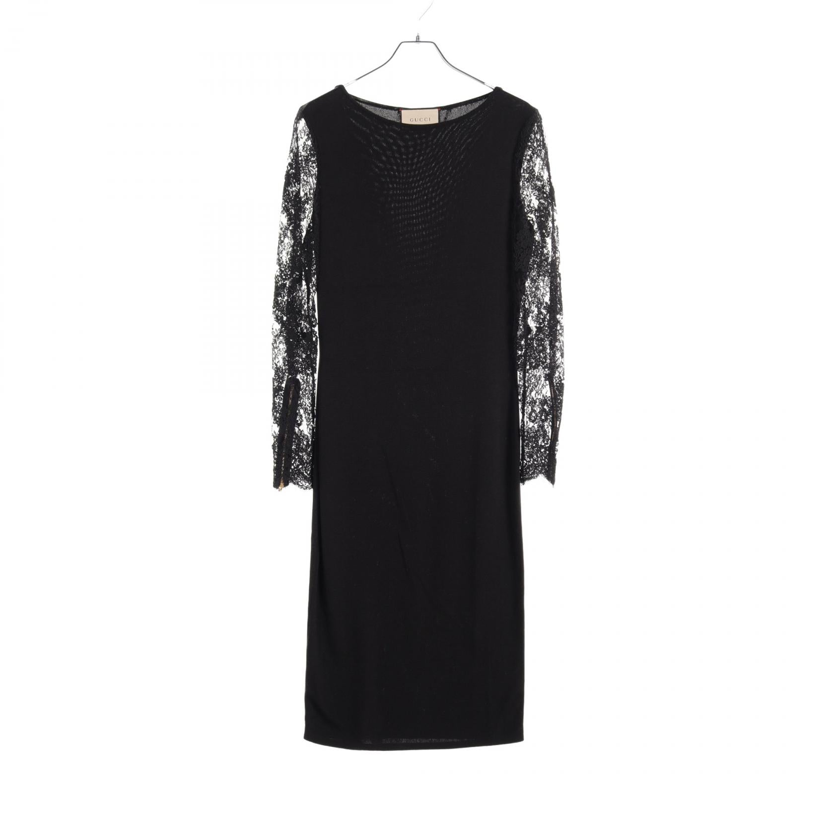 Gucci Women's Rayon Dress Black